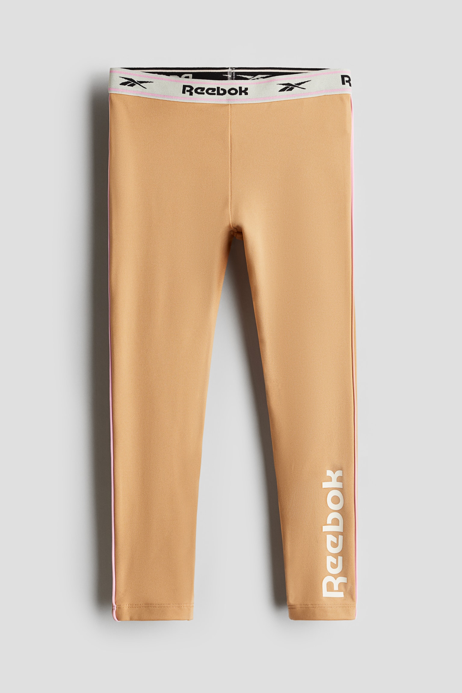 Print-detail leggings - Beige/Reebok - 2