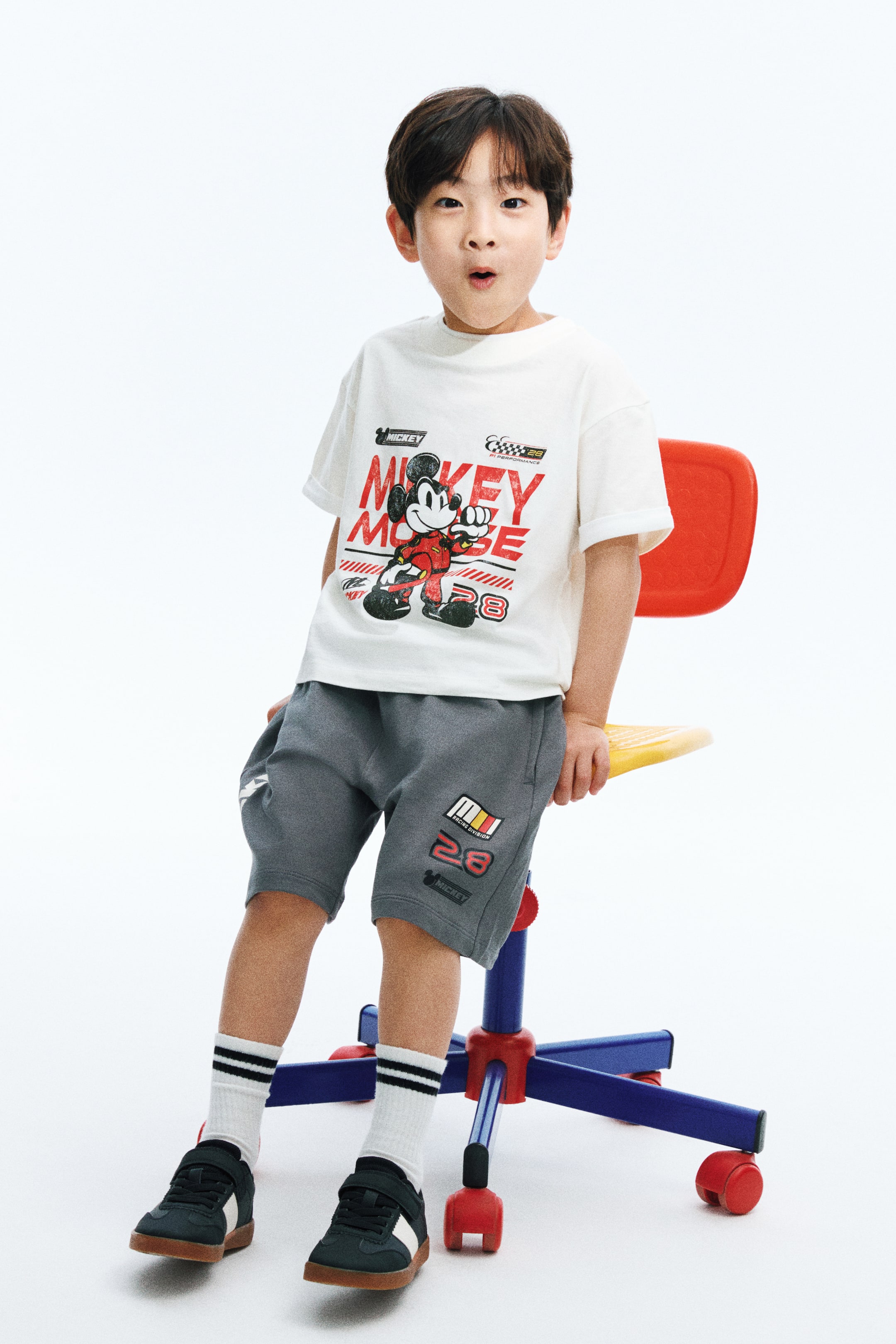 Детские футболки H&M Layered-Look Printed T-Shirt — фото 3
