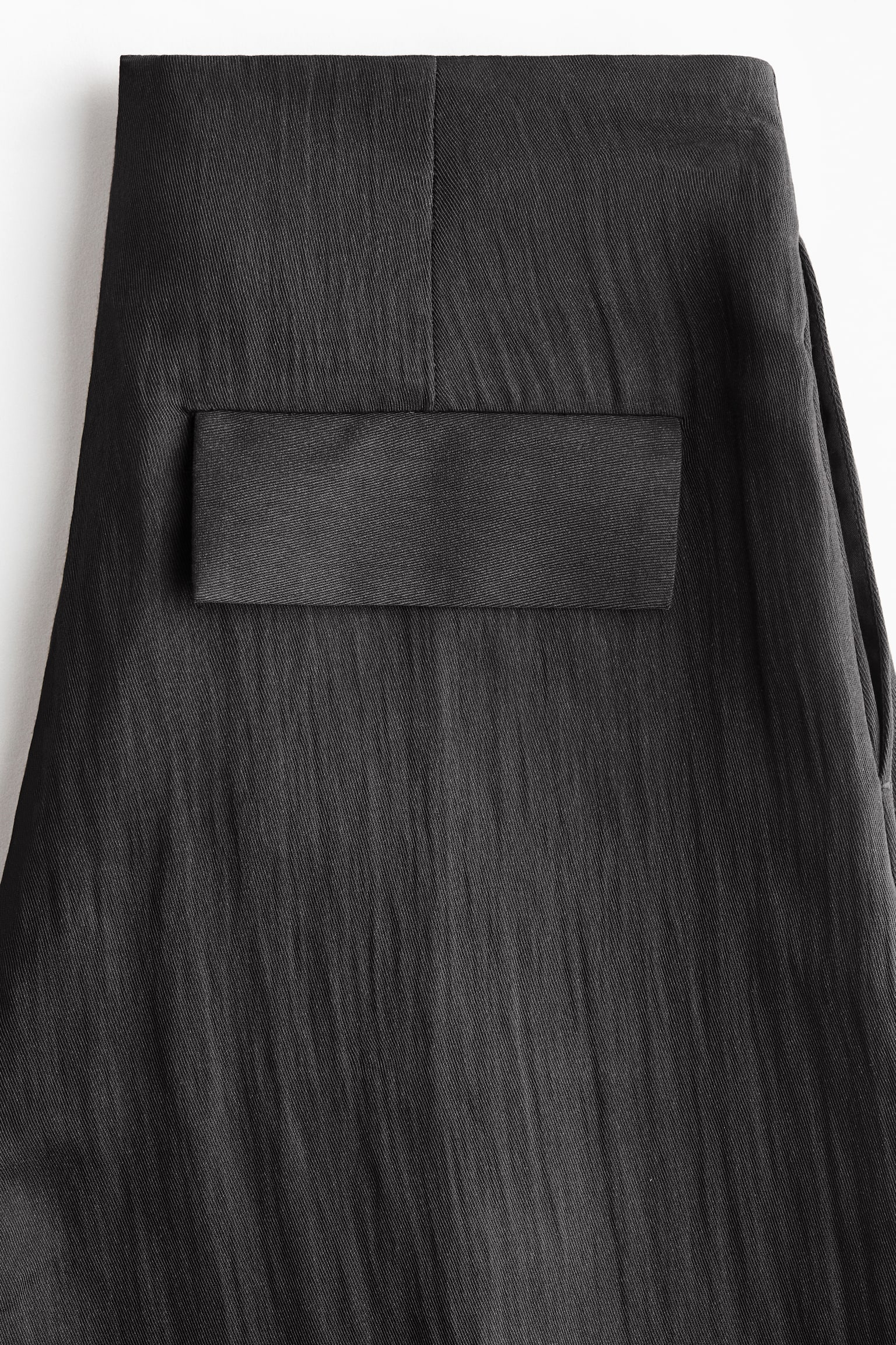 Crinkled barrel-leg trousers - Dark grey/Light beige - 3