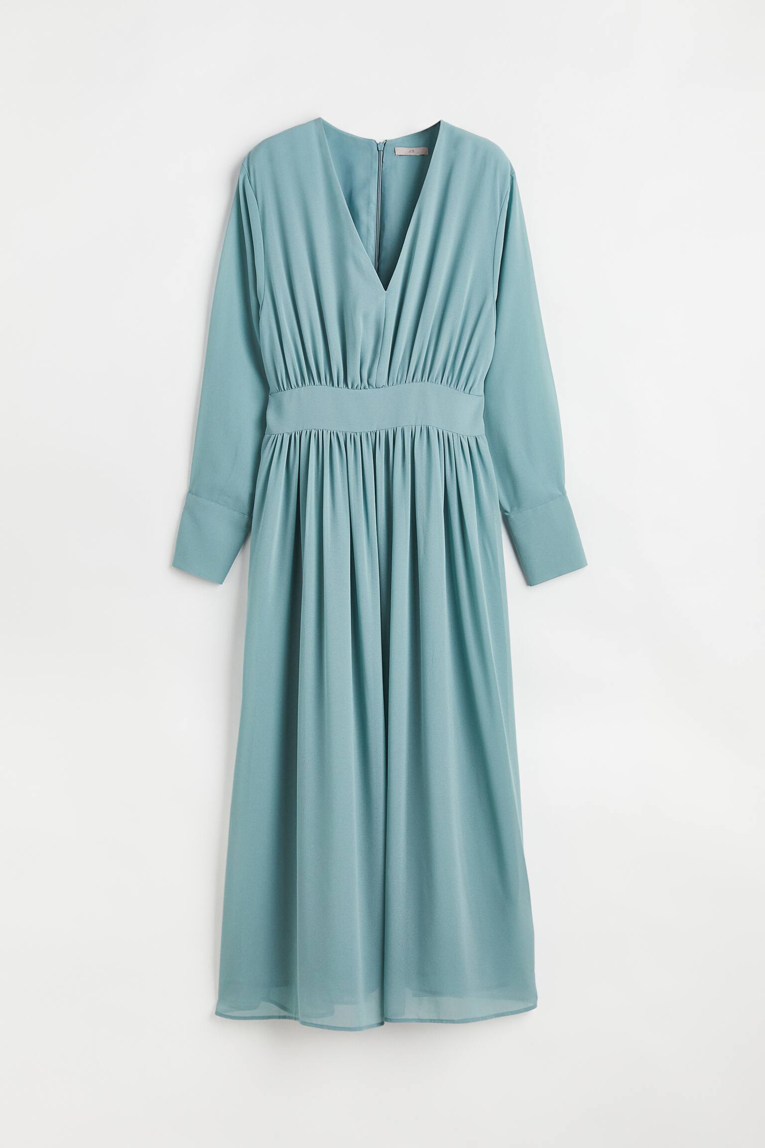 Chiffon dress - Turquoise