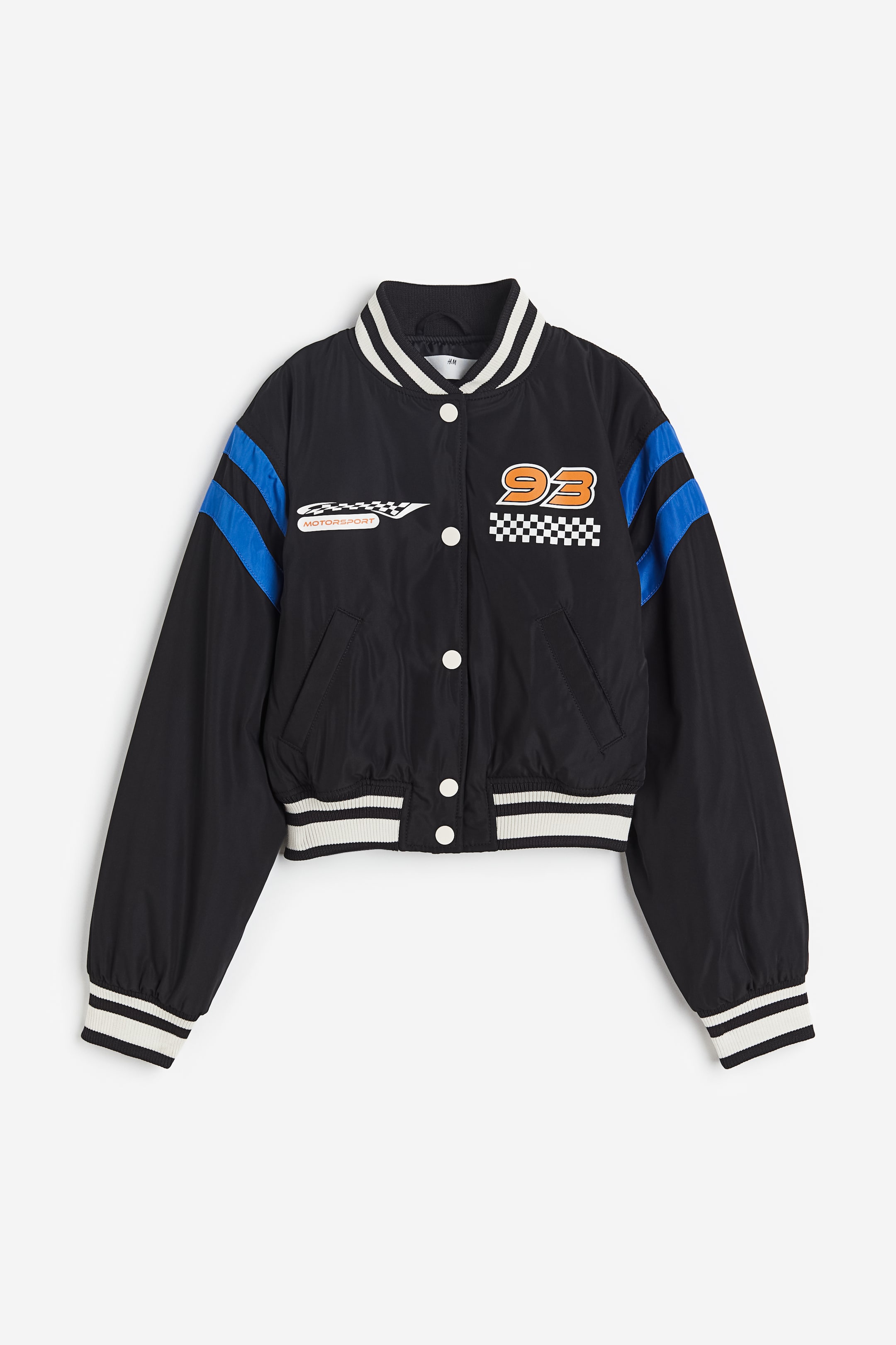 Bomber Jacket with Pile Collar