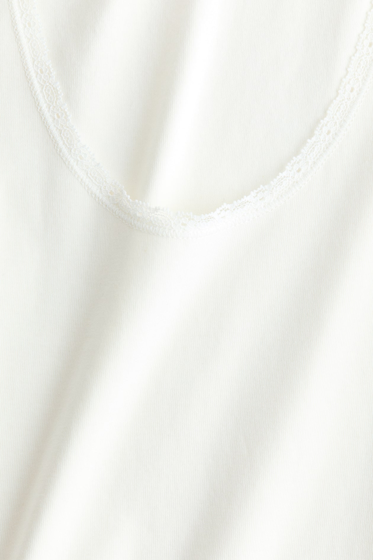 Lace-trimmed vest top - image 2