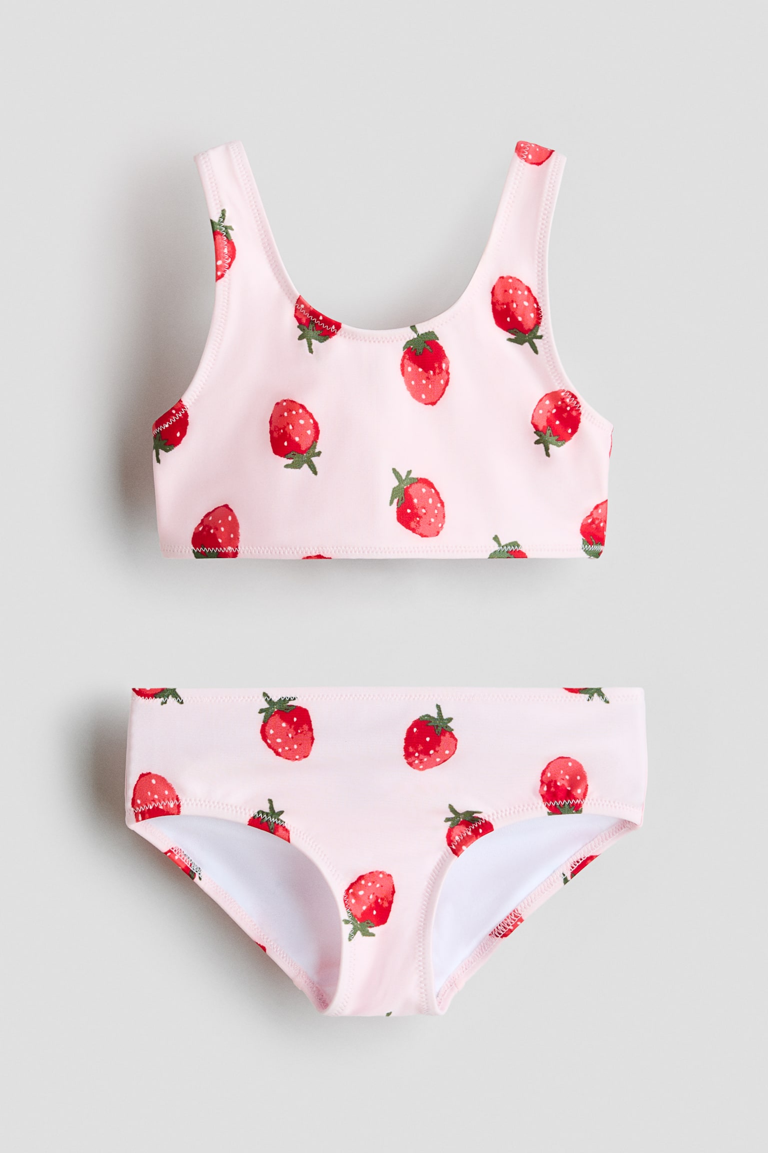 Bikini imprimé - Rose clair/fraises/Rose corail/ananas/Crème/pois
