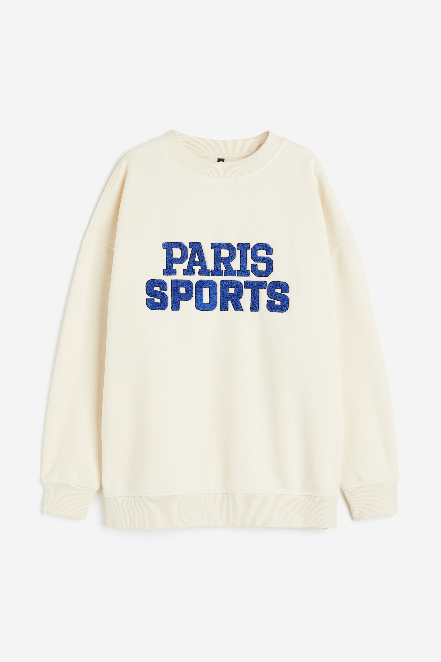 Oversized Design Detail Sweater - Cream/Paris Sports/Dark grey/Sprint Track/Light beige/Digital/White/Oregon/Dark grey/Always By Your Side - 1