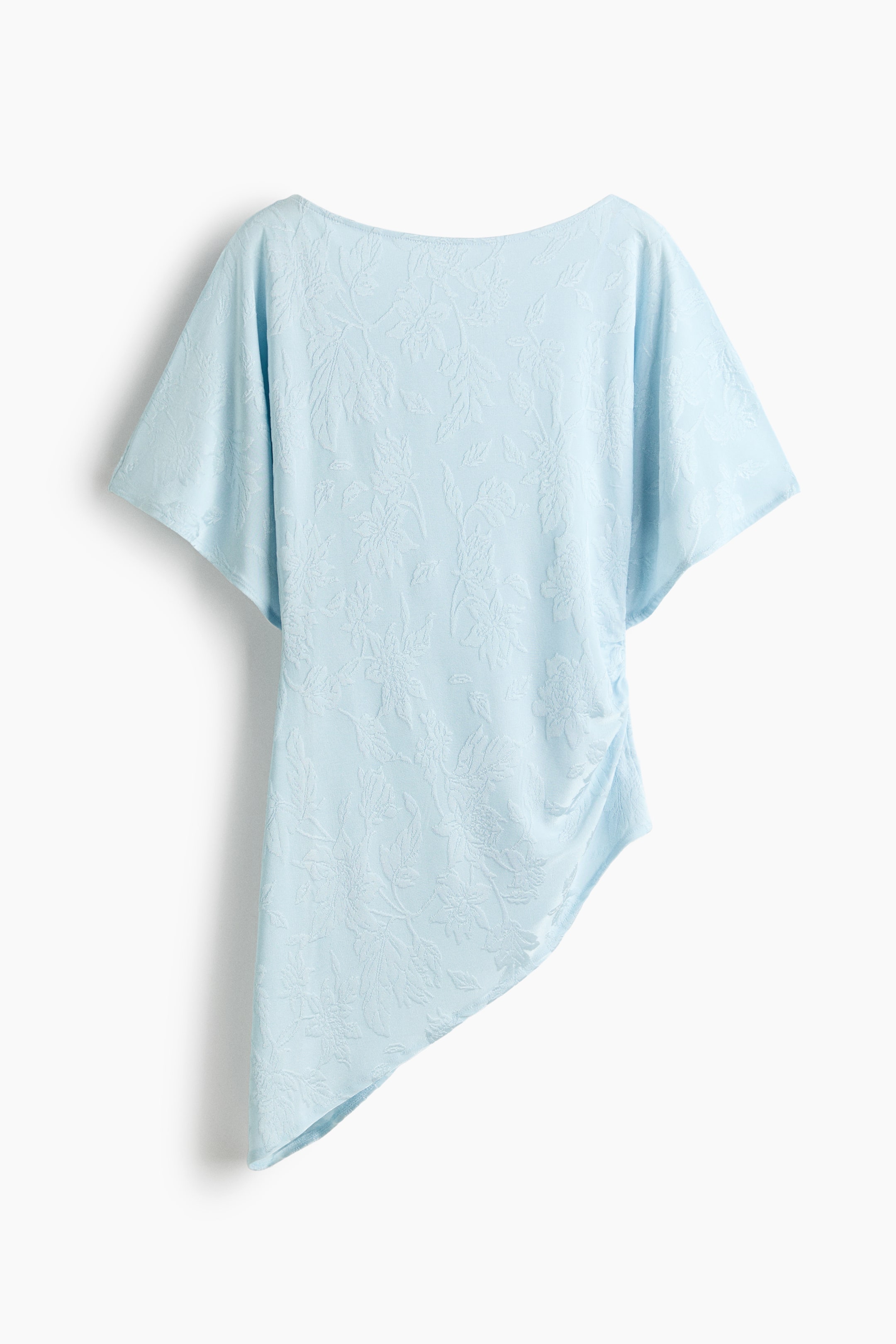 Haut asymétrique en jersey jacquard