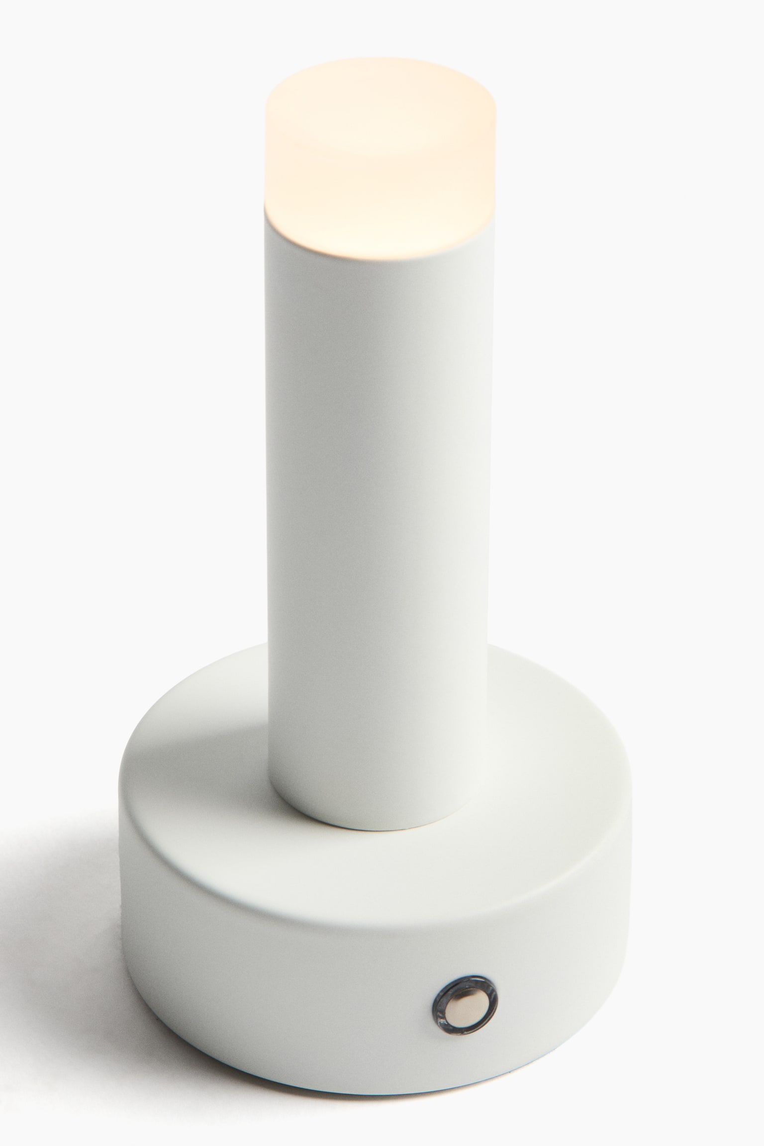 Ladattava pöytävalaisin - Beige/Valkoinen - 3