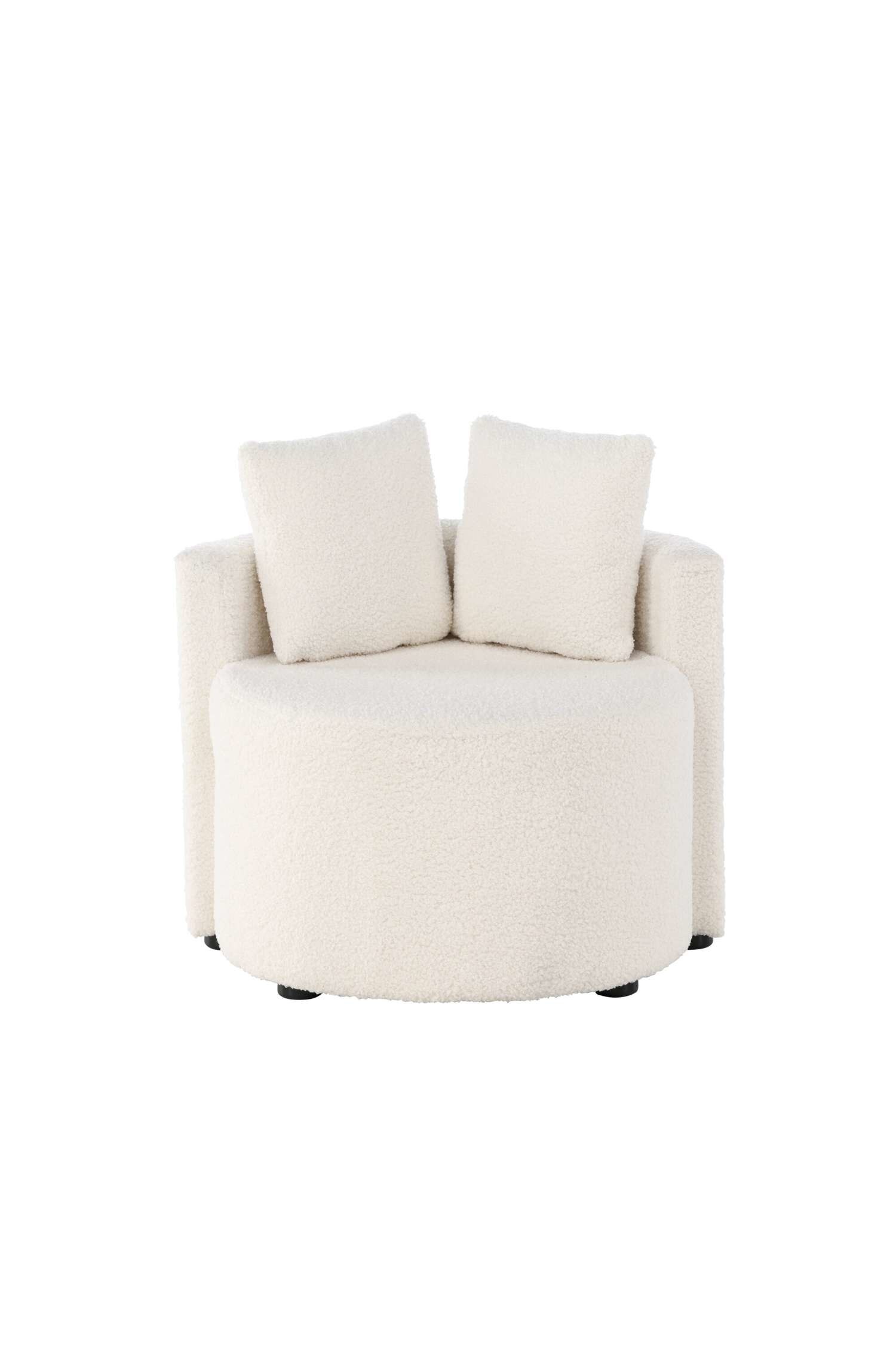 Venture Home - Kelso Kids Sofa - Polyester, Wit