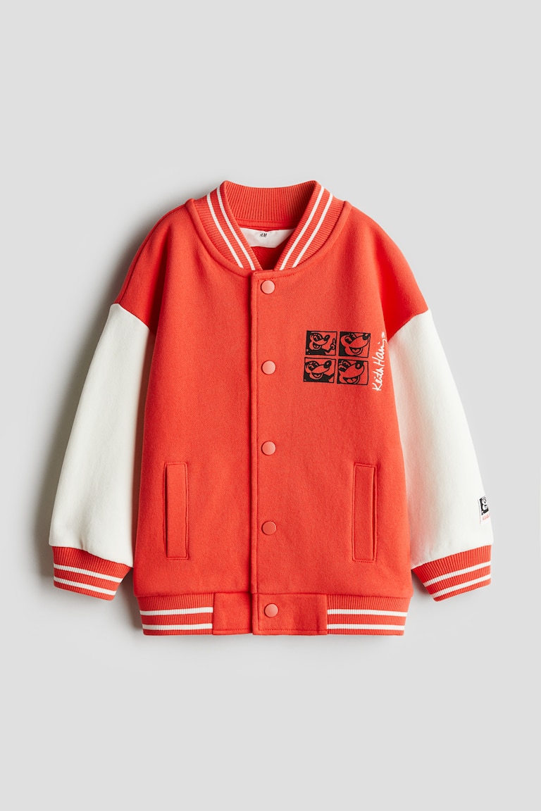 オーバーサイズスタジャン - レッド - Kids | H&M JP