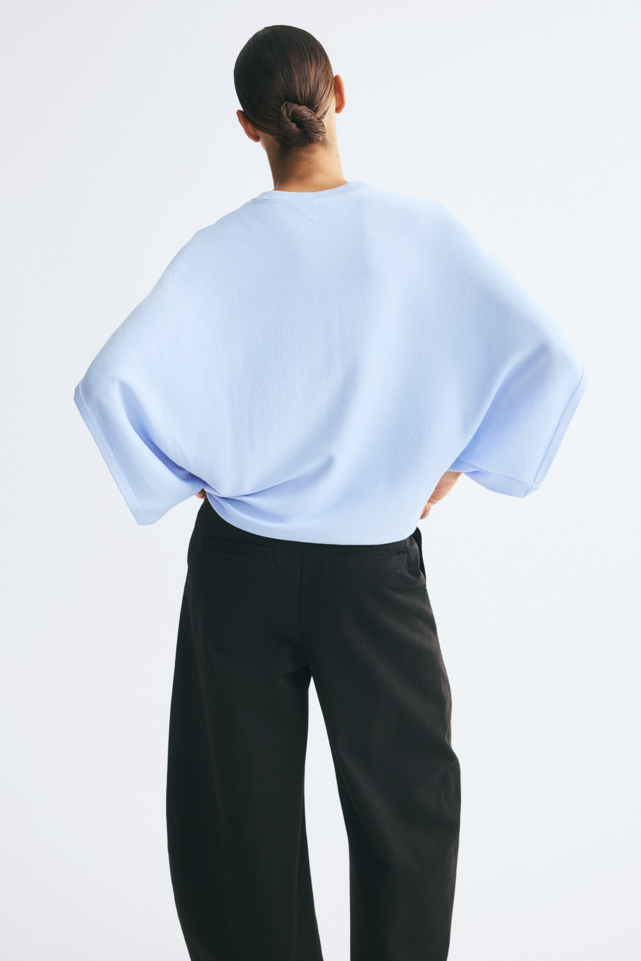 Boxy Fine-Knit Top