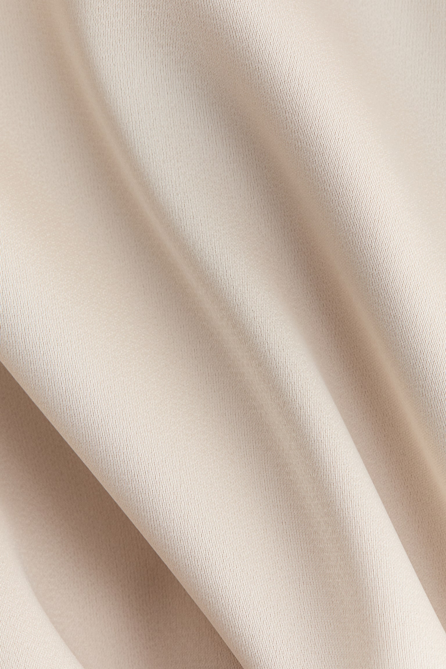 A-line satin skirt - Light beige - 5