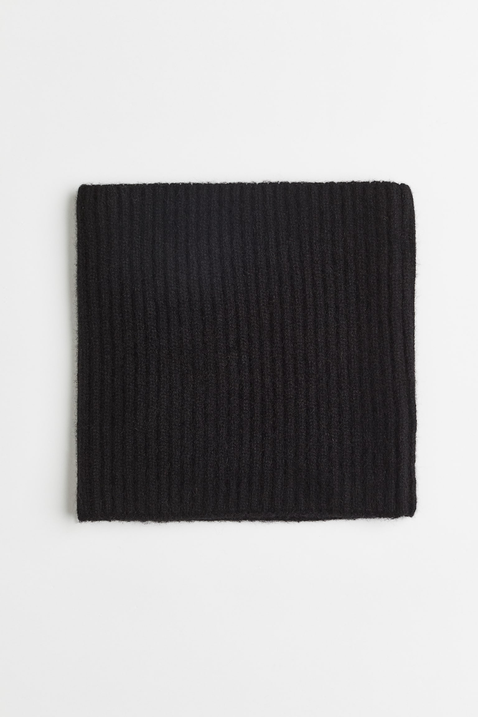 Cashmere tube scarf - Black/Beige - 3