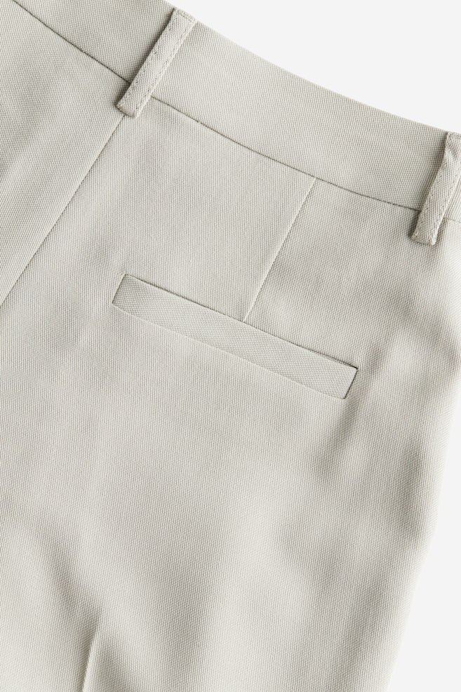Wide wool-blend trousers - Greige/Greige - 5