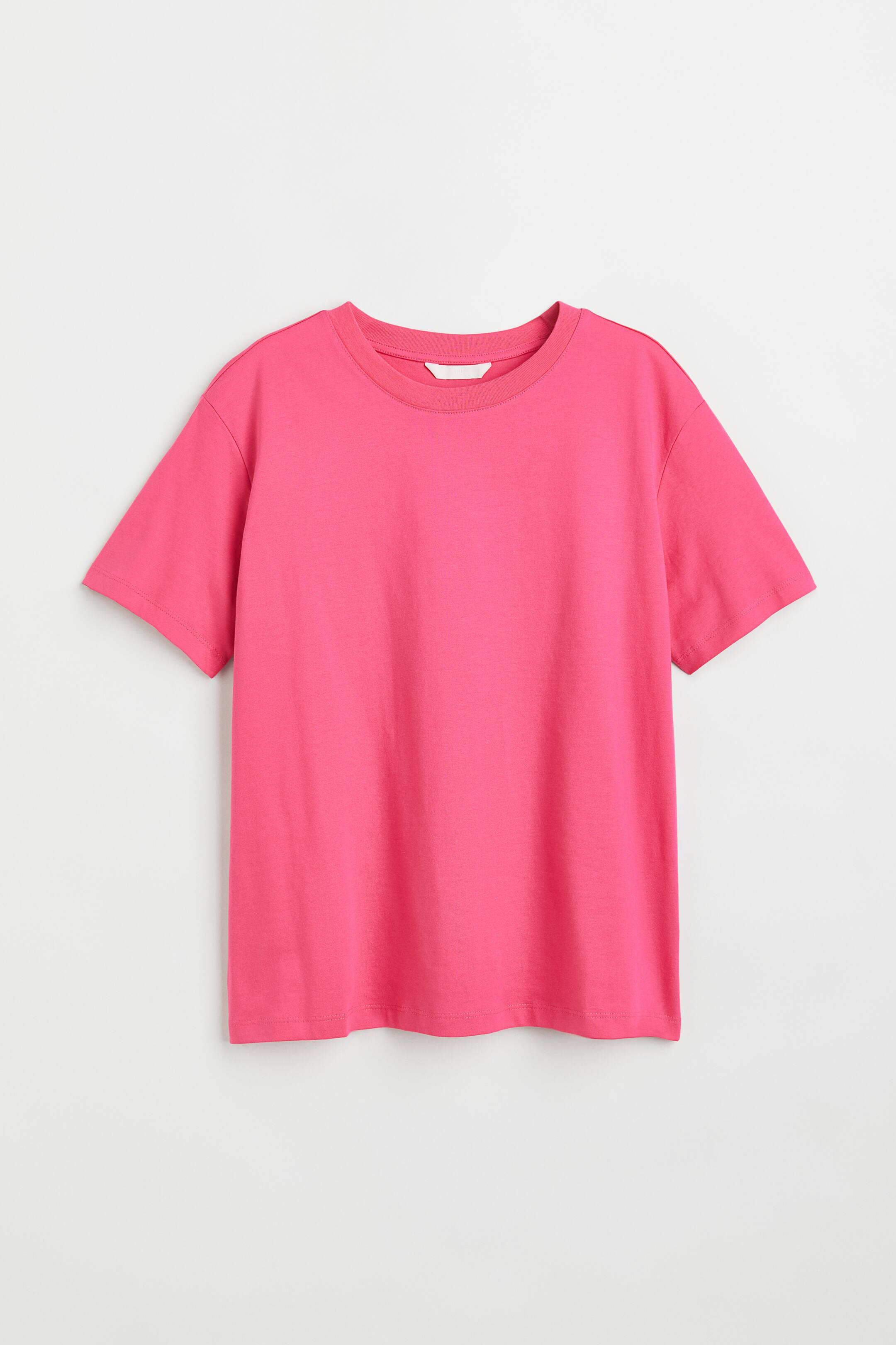 View larger image: Cotton T-shirt - Pink - Ladies | H&M 1