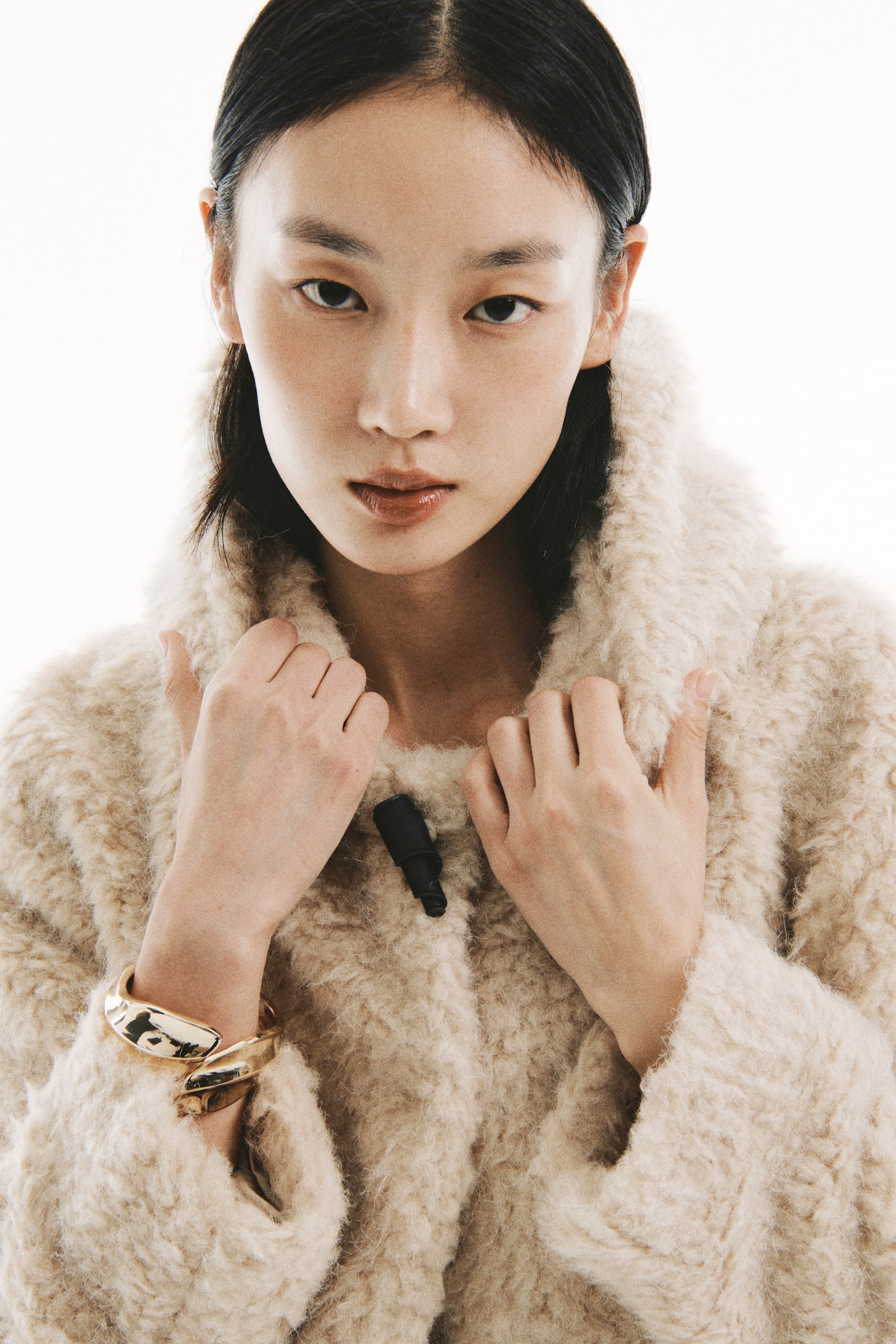 拡大画像を表示: Hooded coat - ライトベージュ - レディース | H&M JP 4