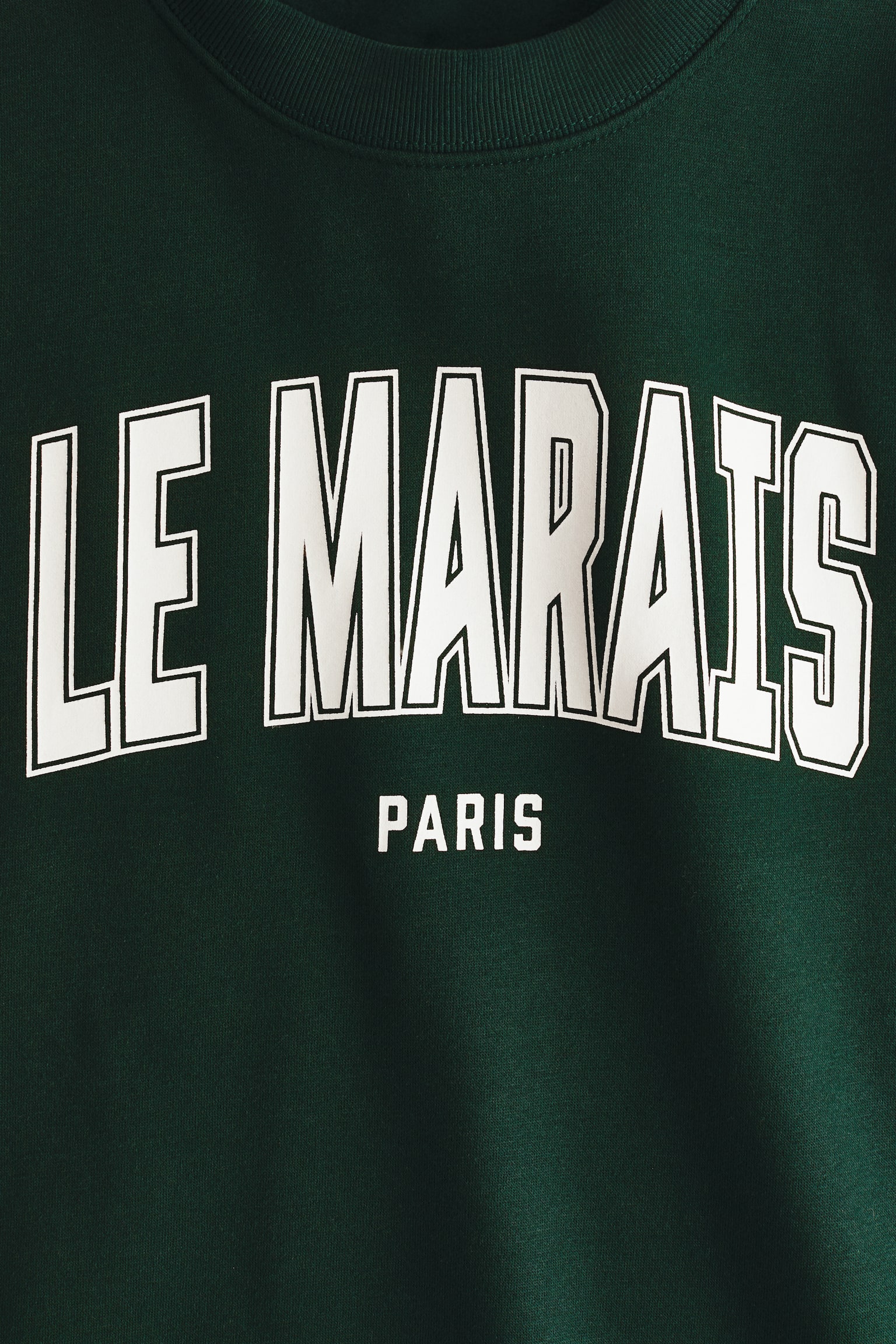 Print-motif sweatshirt - Dark green/Le Marais/Dark grey/Sport Club/Grey marl/Long Beach/White/Florence - 3