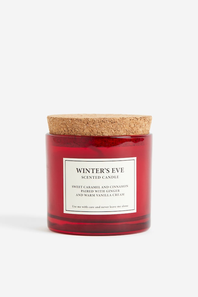 Cork-lid scented candle - Red/Winter's Eve/Black/Rich Mahogany/White/Sundried Linen/Beige/Sublime Patchouli/dc/dc - 1