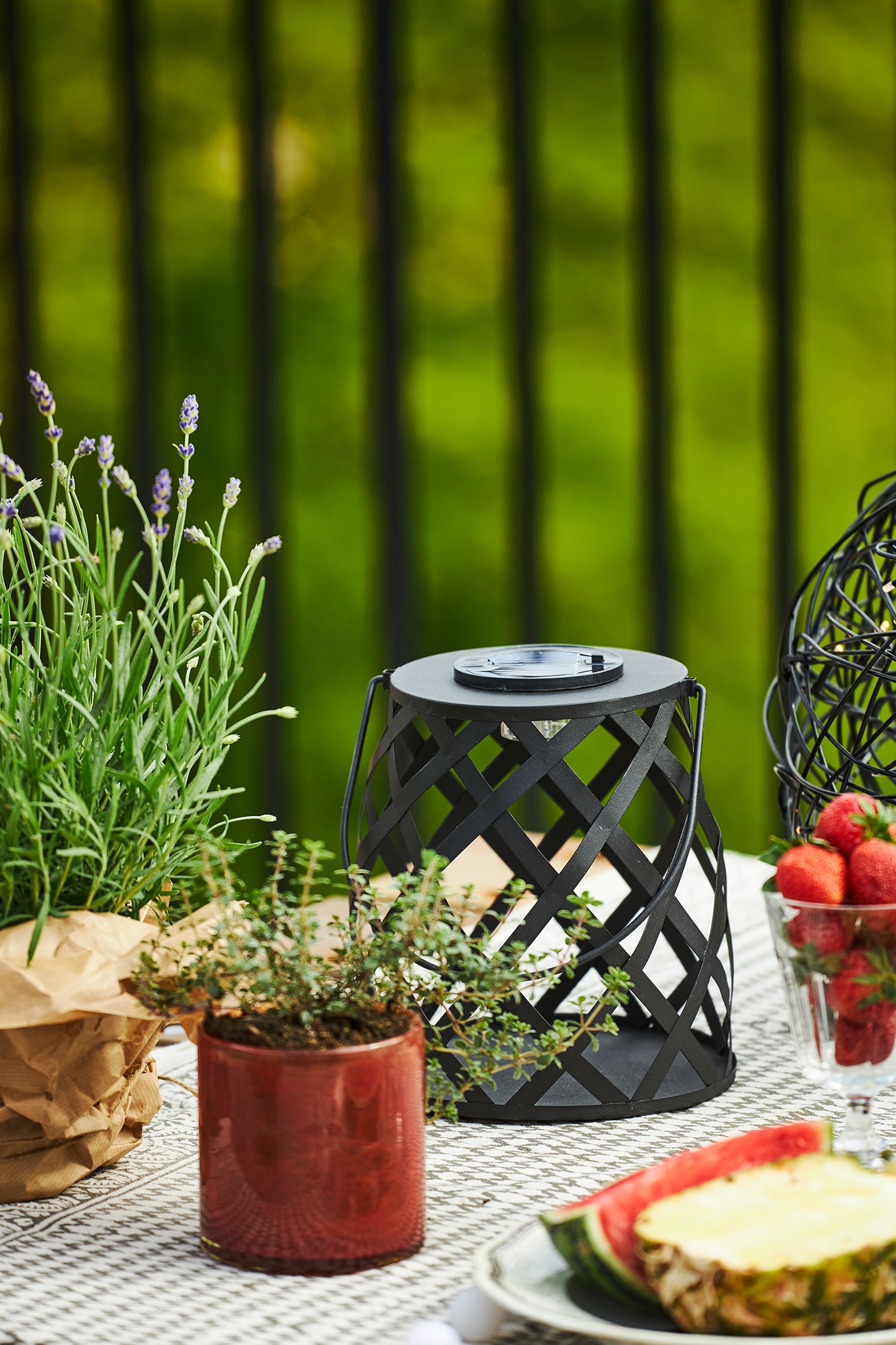 Solar-laterne Calabria 20 Cm - Schwarz