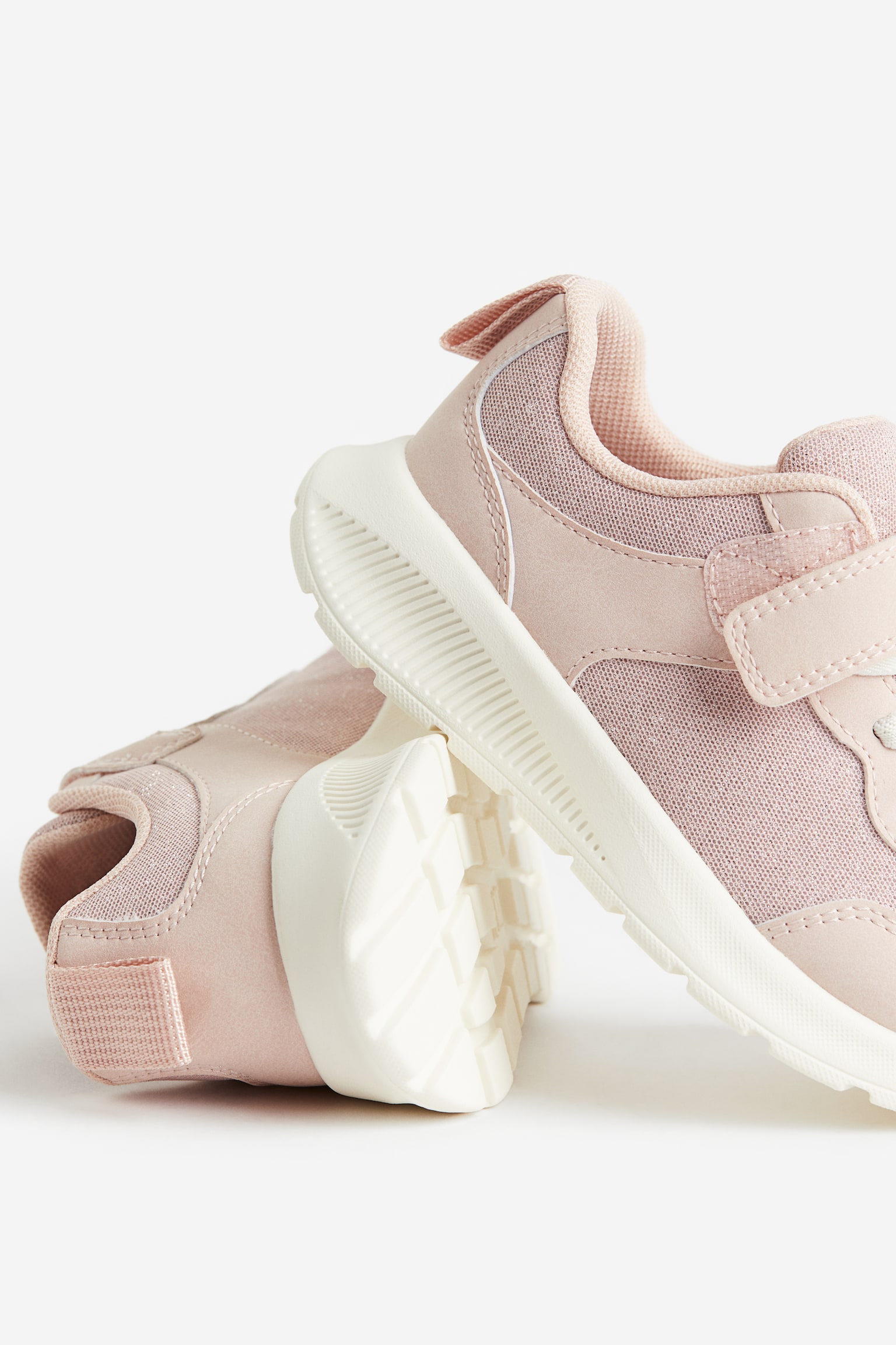 Lightweight Sole Sneakers - Dusty pink/Glittery/Light pink/Block colour - 4