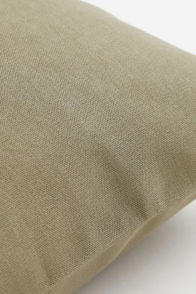 Cotton canvas cushion cover - Khaki green/Cream/Dark grey/Beige/dc/dc/dc/dc/dc/dc/dc - 2