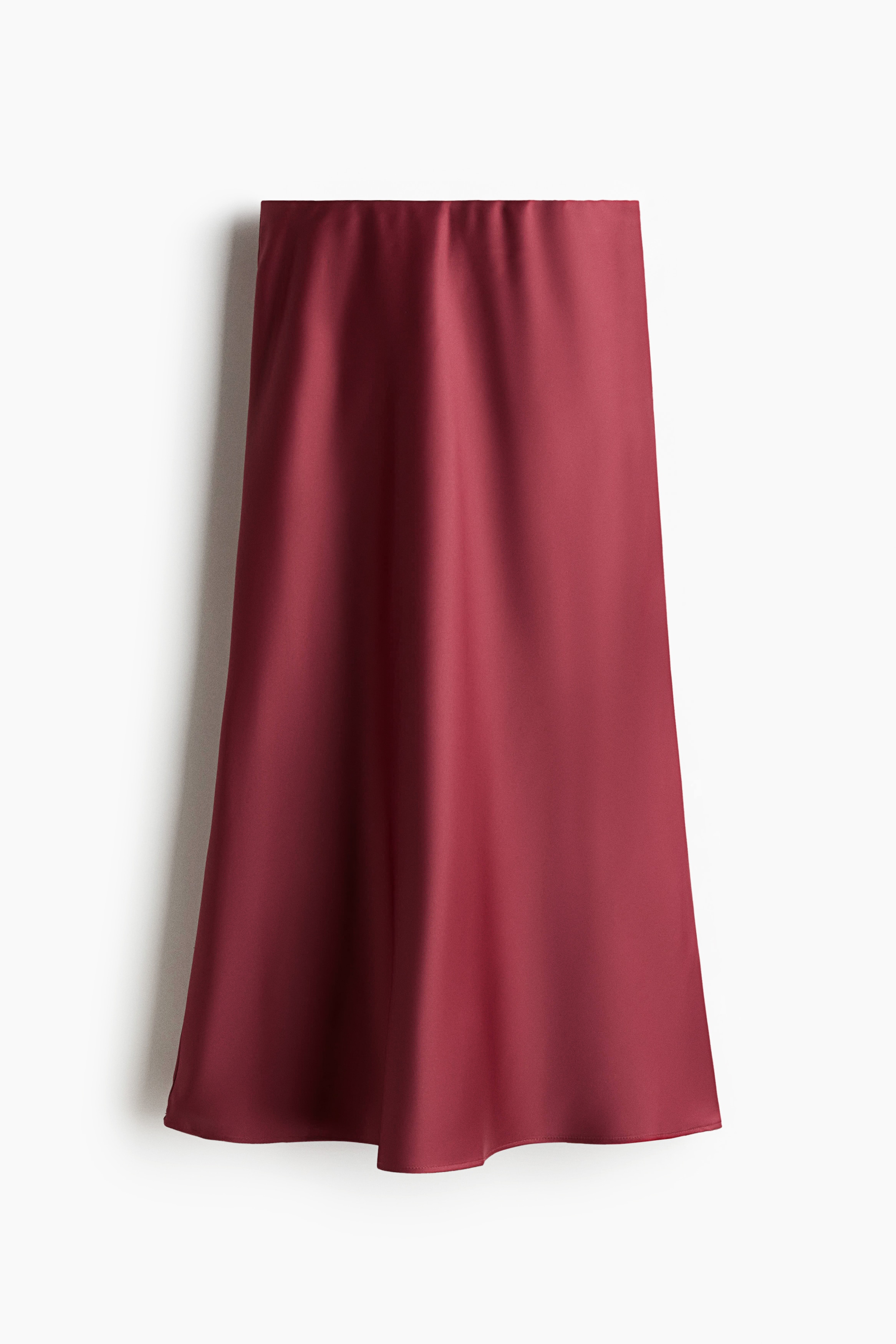 Saia midi - Vermelho escuro/Creme/Padrão leopardo/Azul claro/Bege claro/Malva escuro/Preto/Bege escuro/Padrão leopardo/Verde