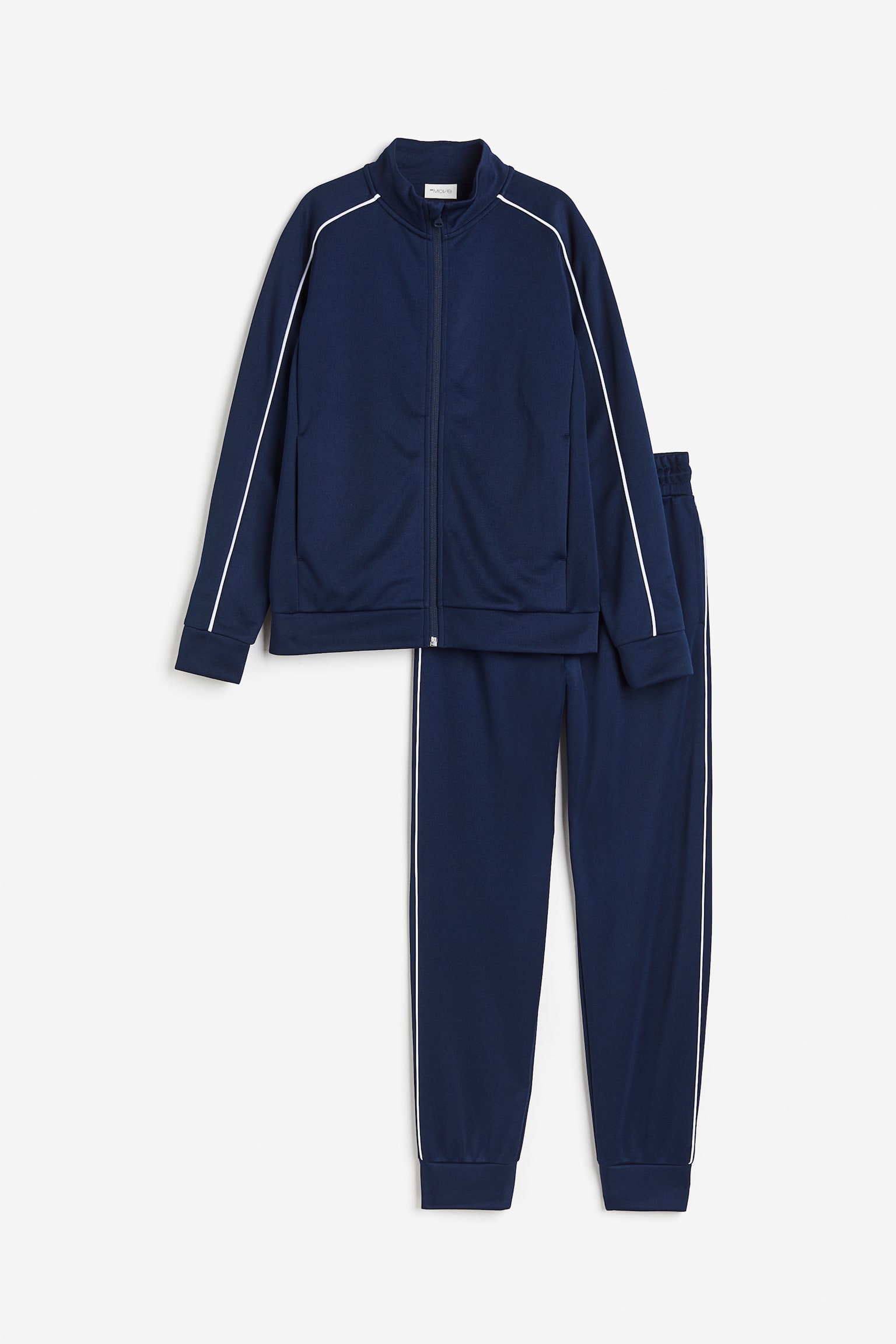 Tracksuit In DryMove™ - Dark blue/Navy blue/Light blue/Dark red - 1