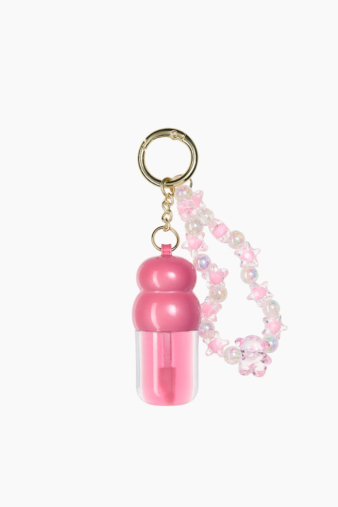 Sleutelhanger - lipolie - Lichtroze/vanille - 1