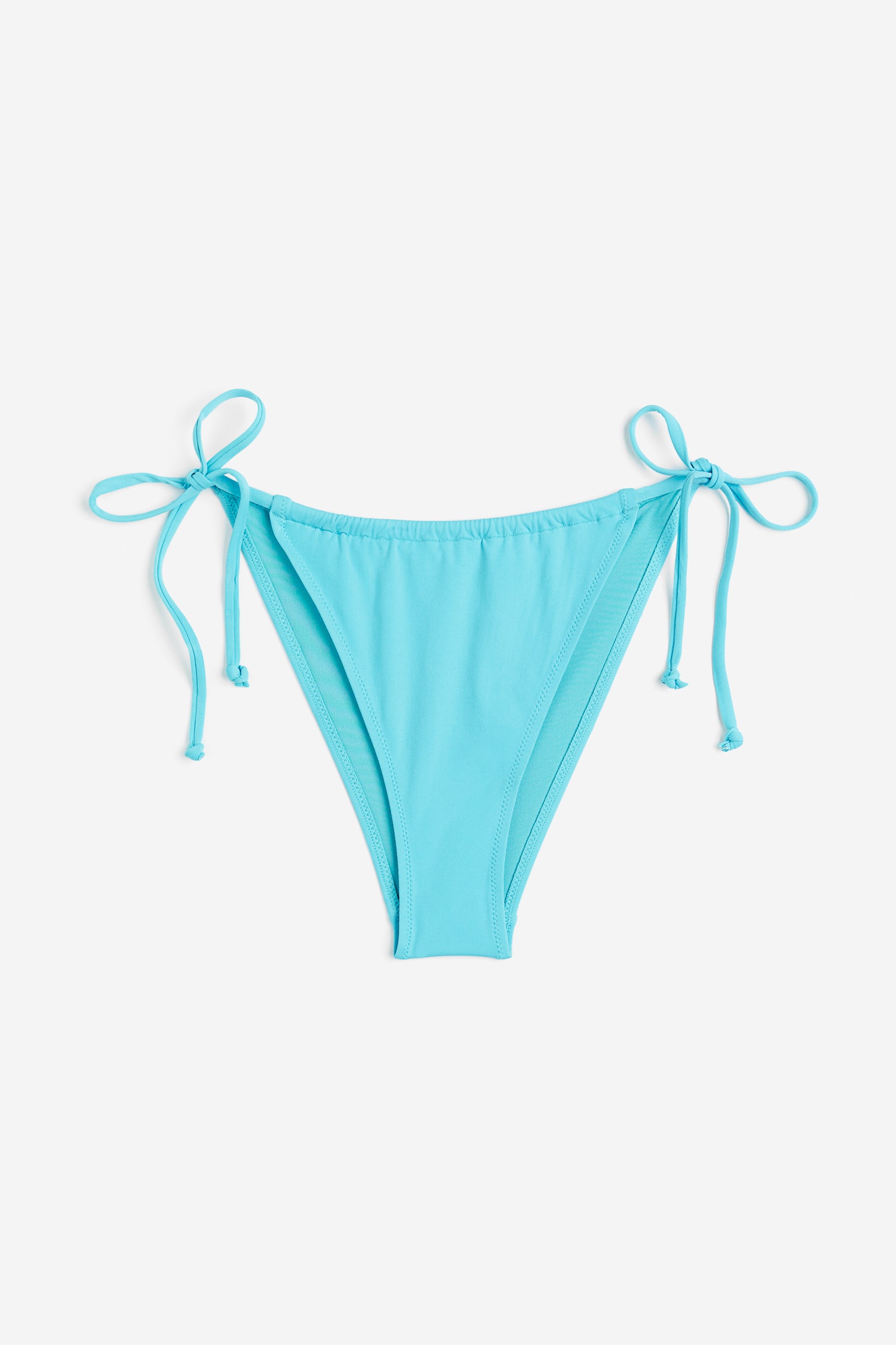 Bikini bottoms - Turquoise/Brown/Striped - 1