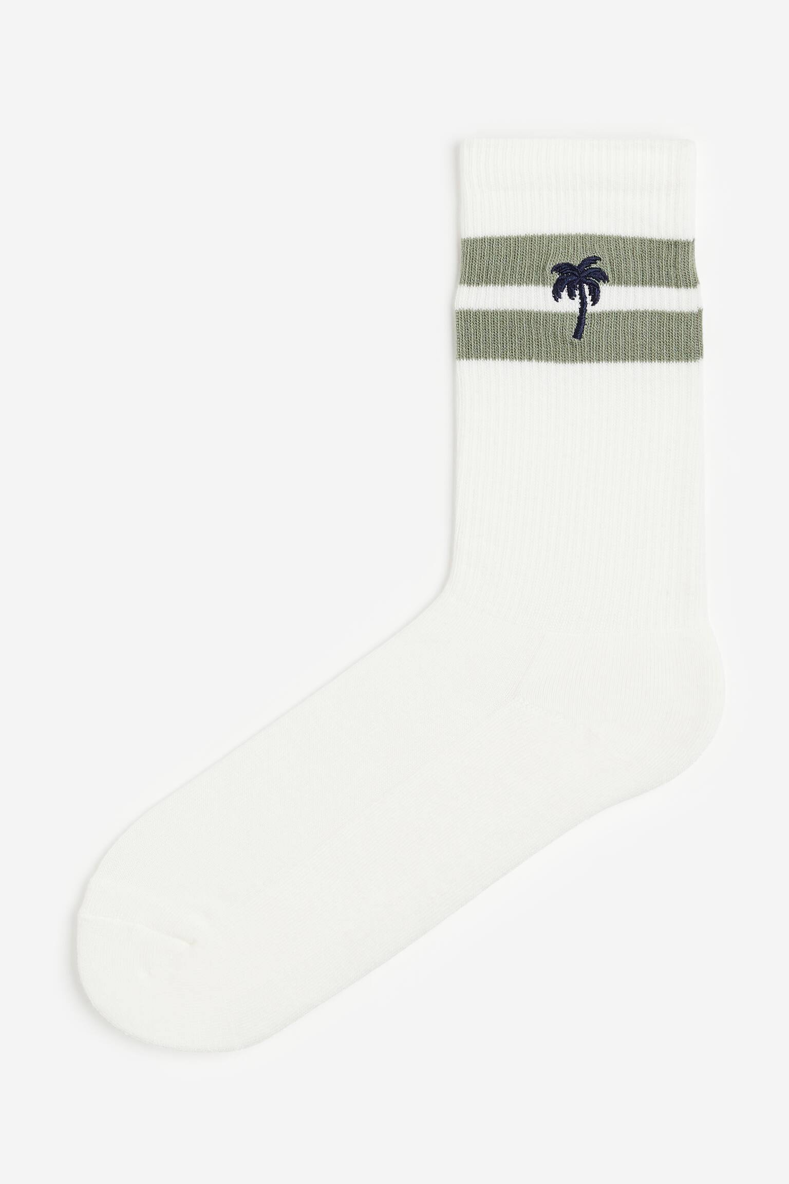 Tất - Màu xanh lá/Cây cọ - 1