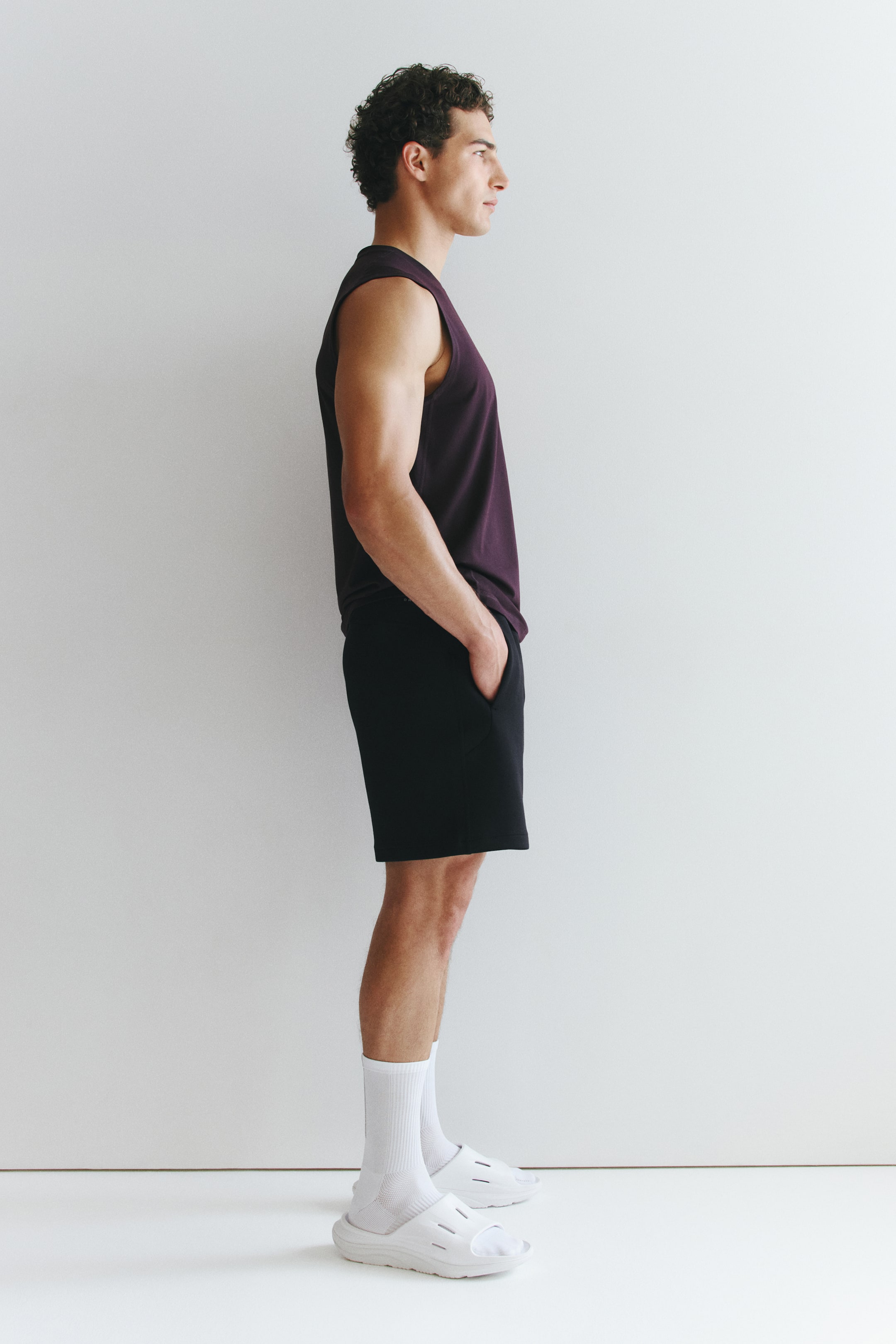 Мужские шорты H&M Sports Scuba Shorts with DryMove™ — фото 7
