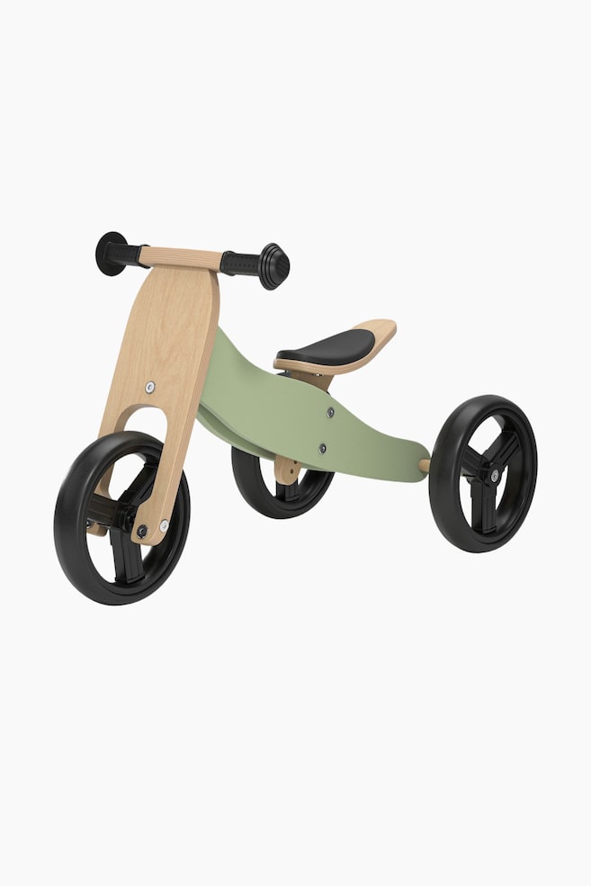 Tricycle Draisienne Bébé - Berlin - Vert Olive - 1