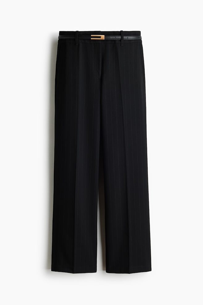 Twill Dress Pants - Dark brown/Taupe/checked/Taupe/Black/Dark gray - 1