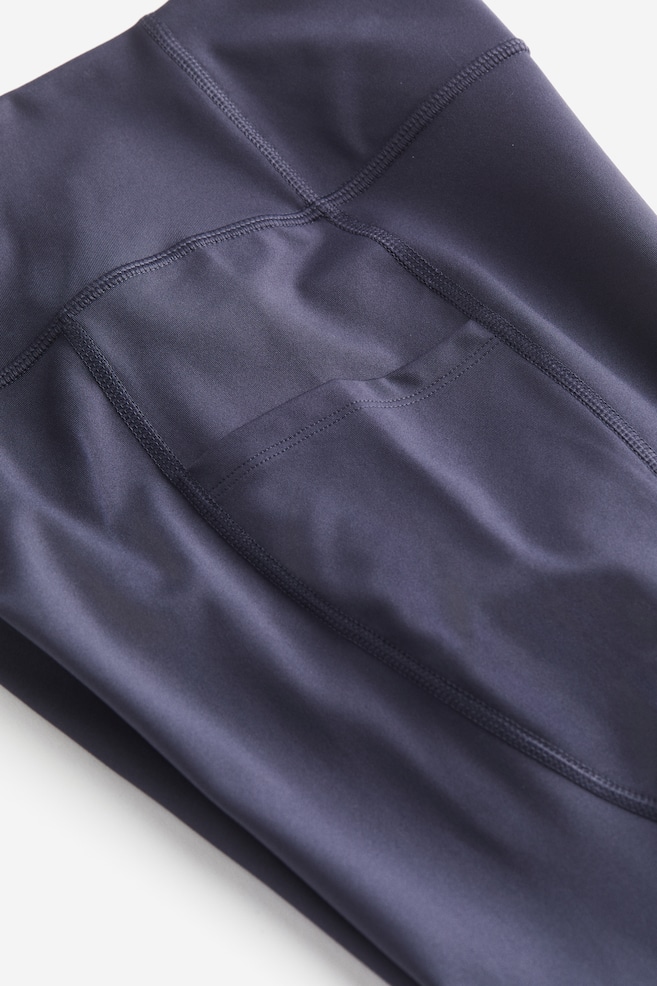DryMove™ Pocket-detail sports tights - Steel blue/Black/Lavender blue/Dark khaki green/dc/dc - 7