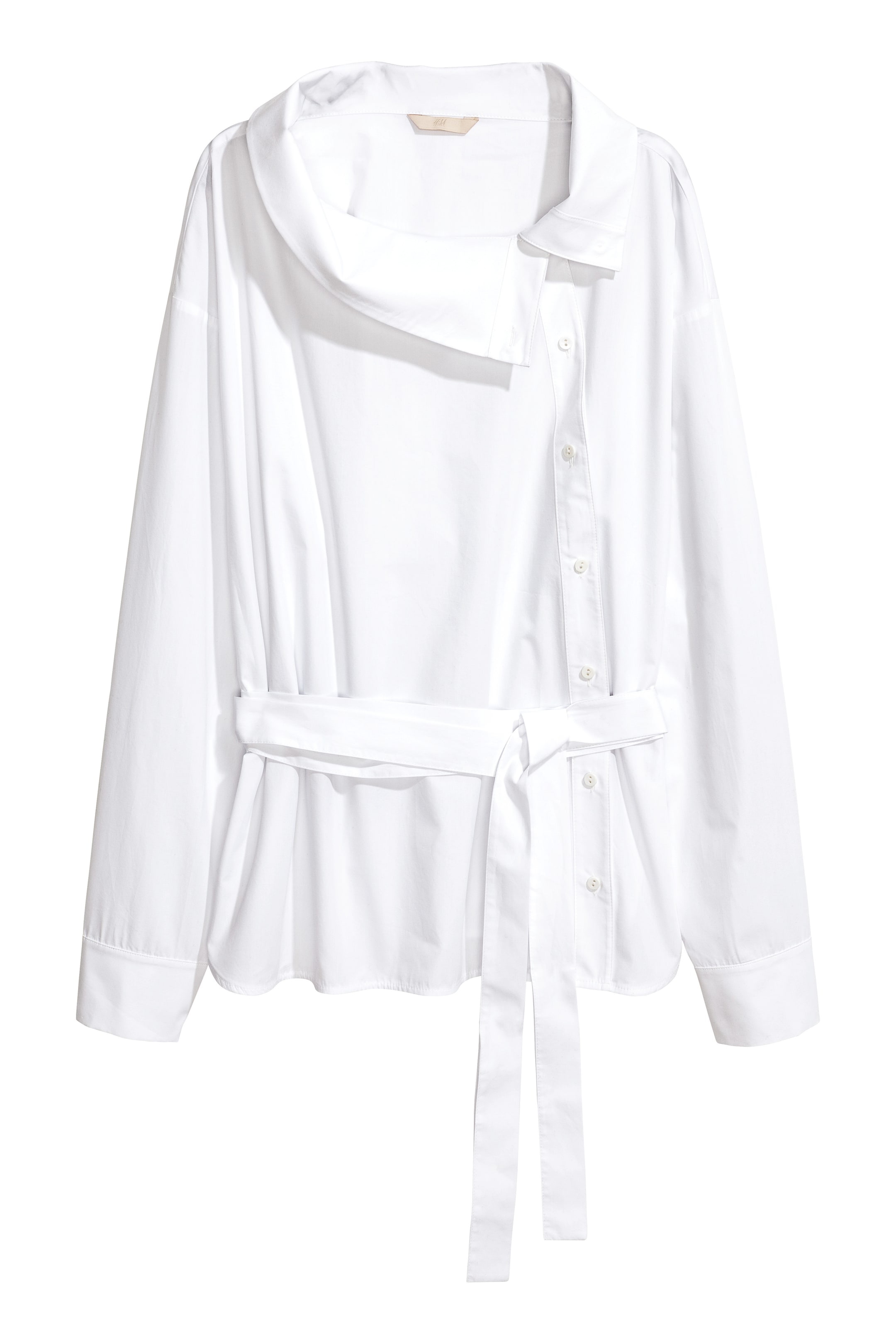 View larger image: Cotton blouse - White - Ladies | H&M GB 1