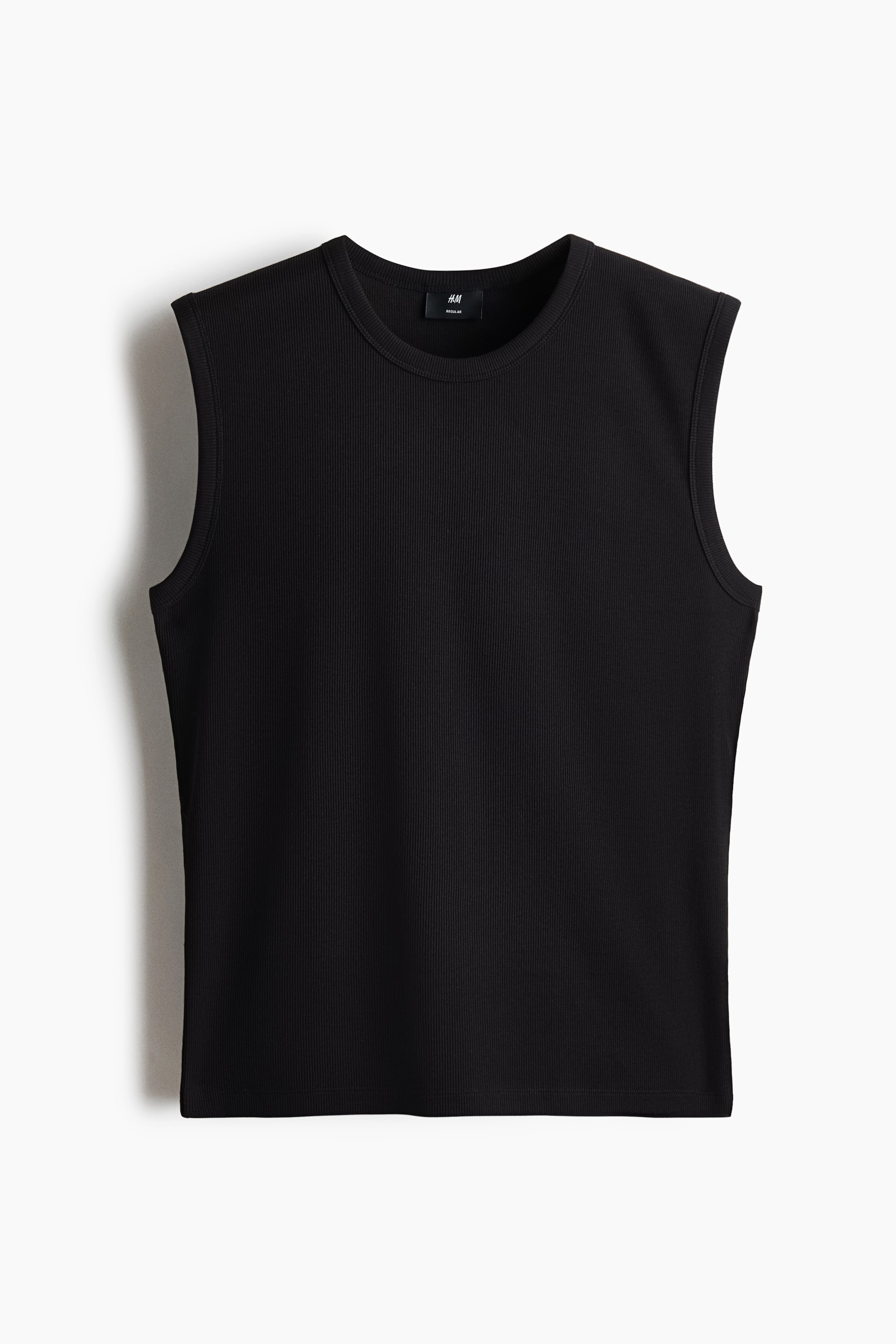 View larger image: Regular Fit Cotton vest top - Black - Men | H&M IN 1