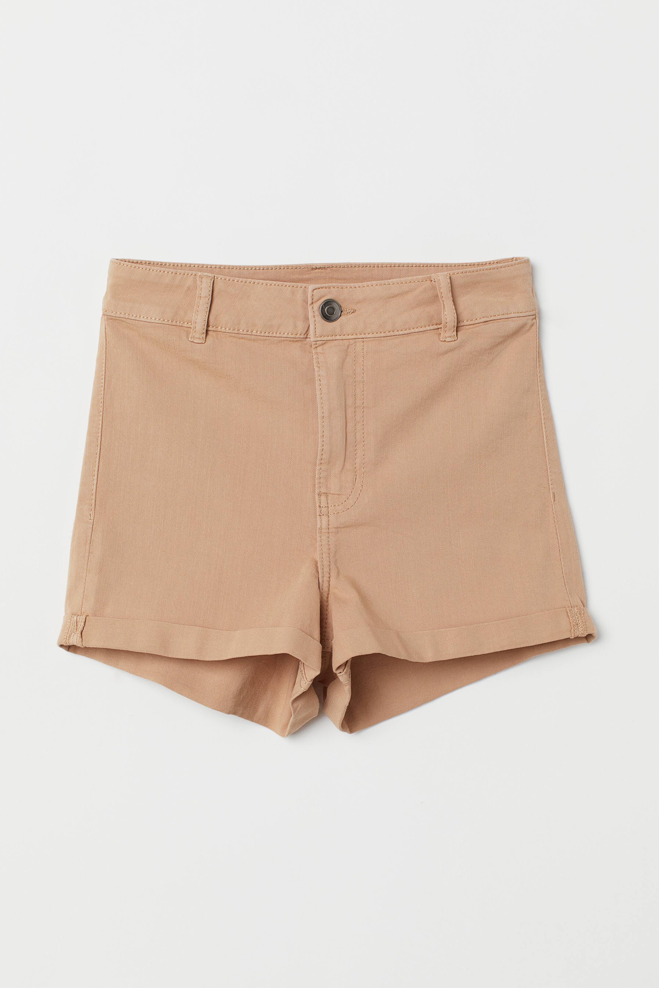 Twill shorts High Waist