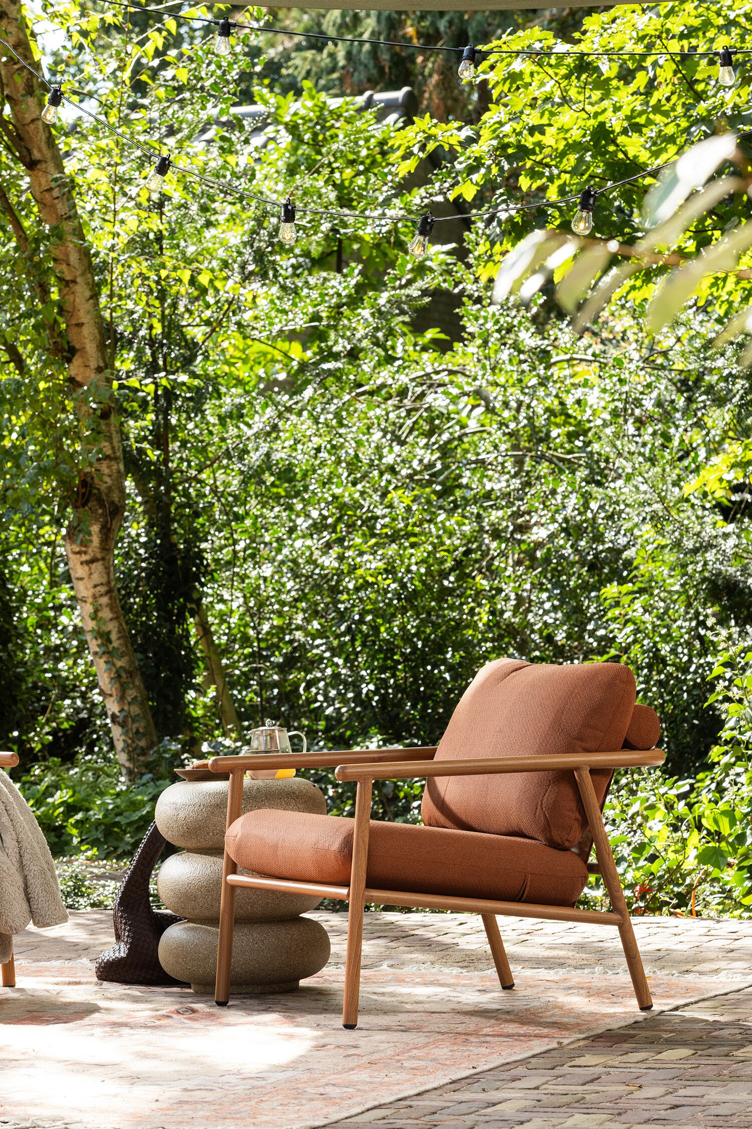 Cavero Tuin Lounge Stoel - Naturel