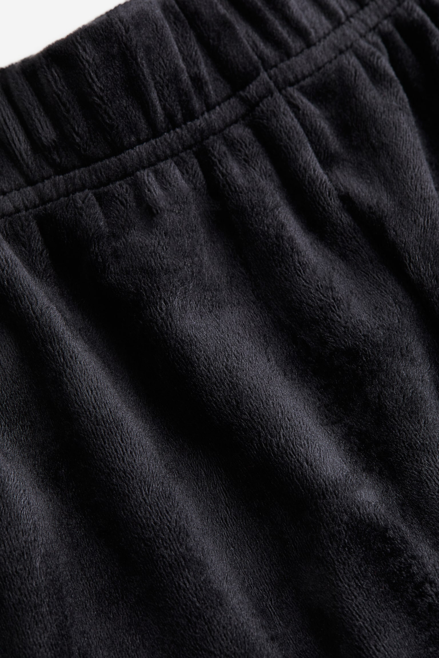 Velour Shorts - Black/Grey/Natural white - 2