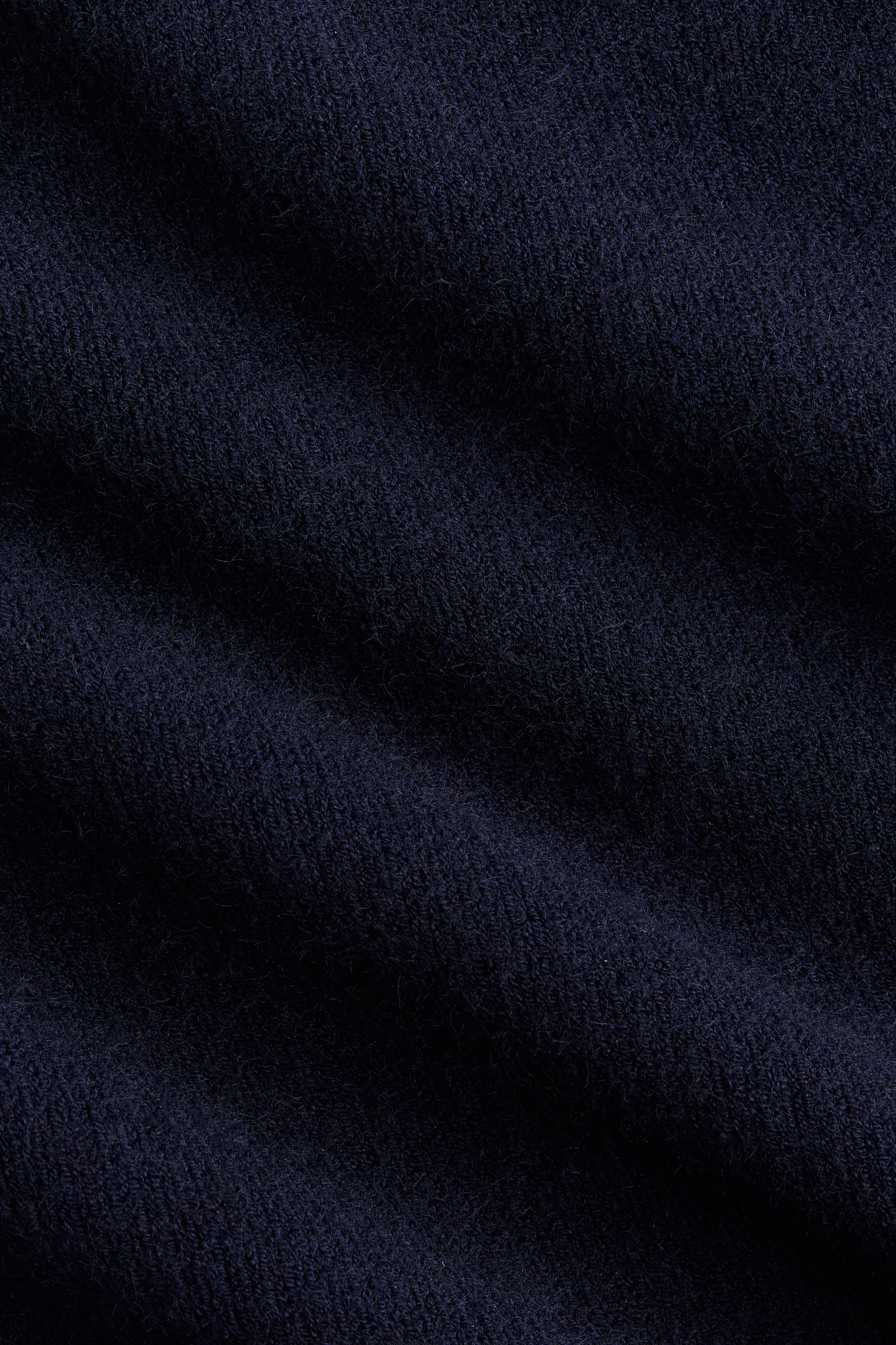 Knitted T-shirt - Navy blue - 3
