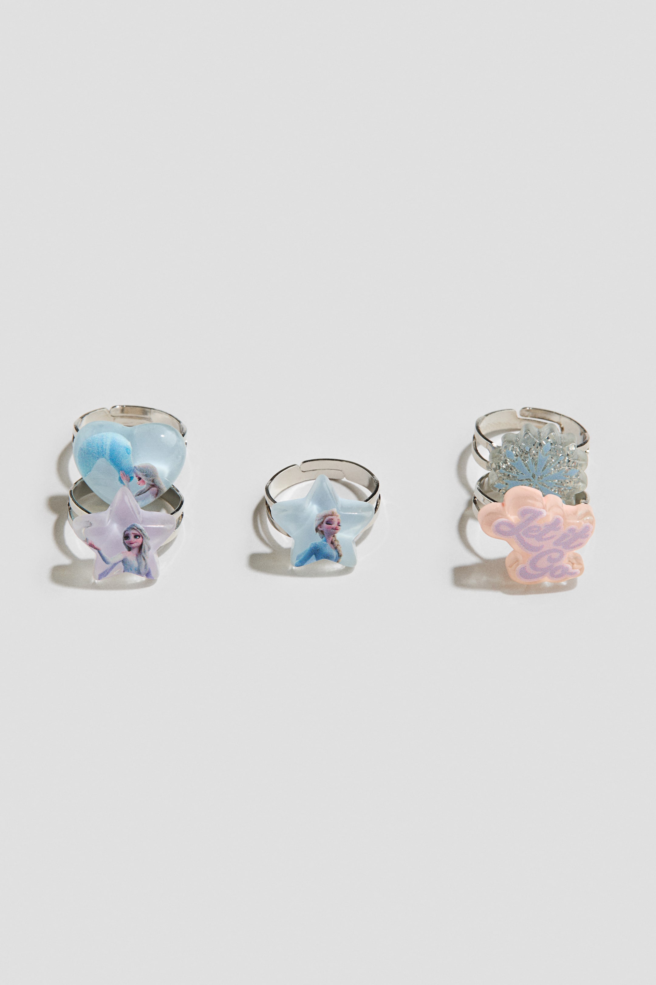 Lot de 5 bagues