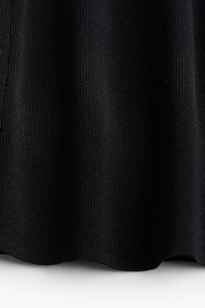 Knit Tank Top-Black - 6