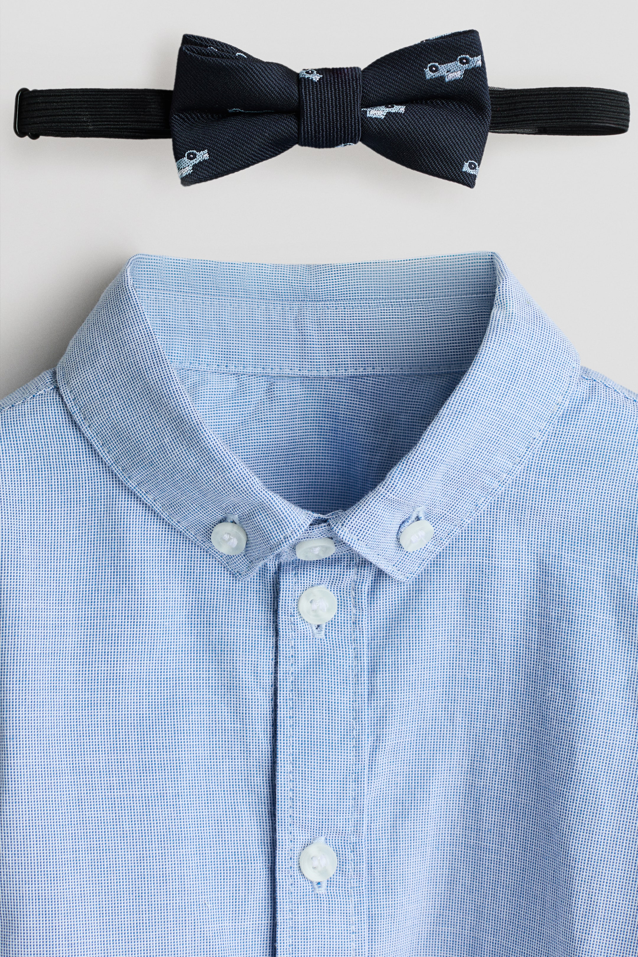 2-Piece Shirt and Bow-Tie Set