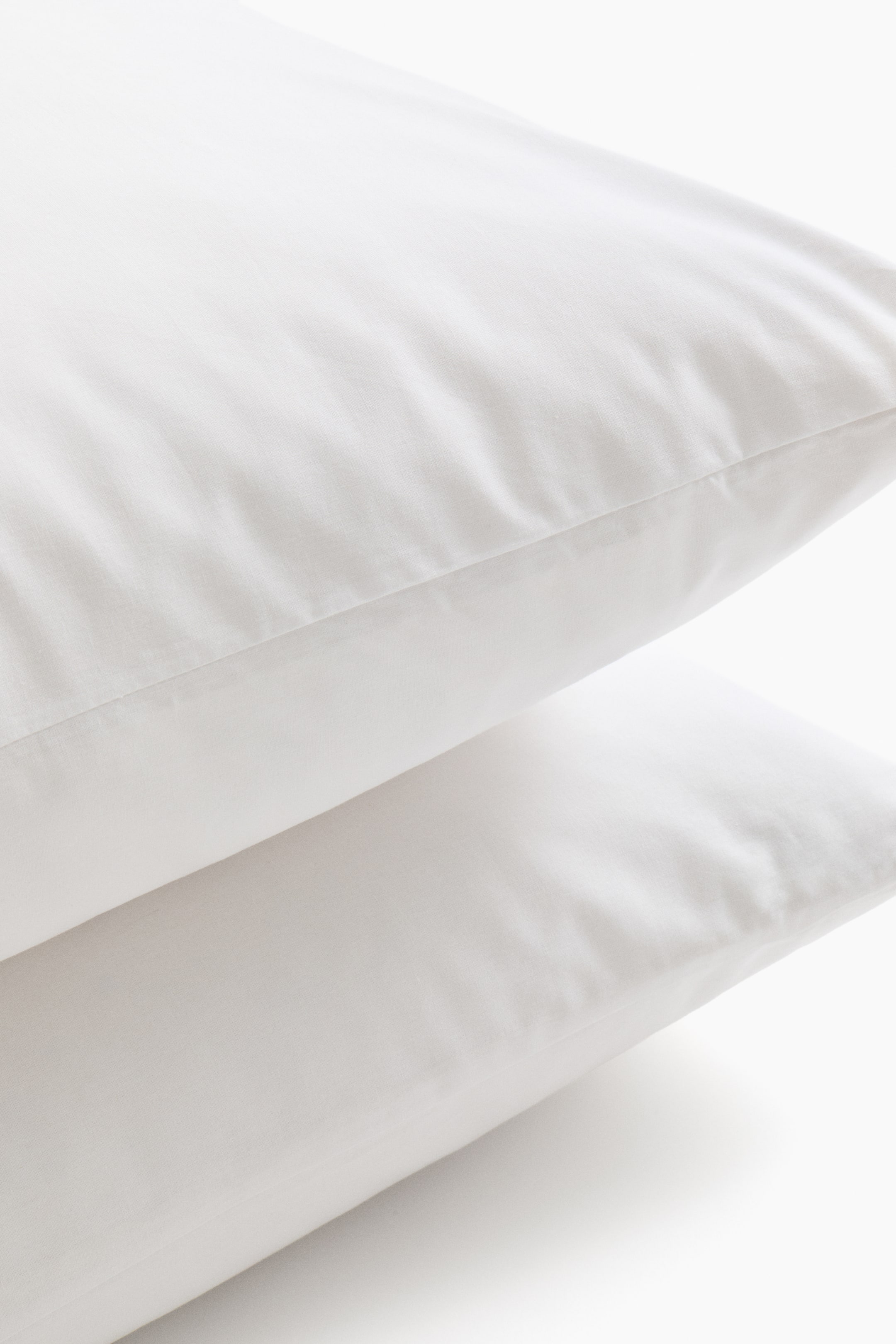 Lot de 2 taies d'oreiller en coton