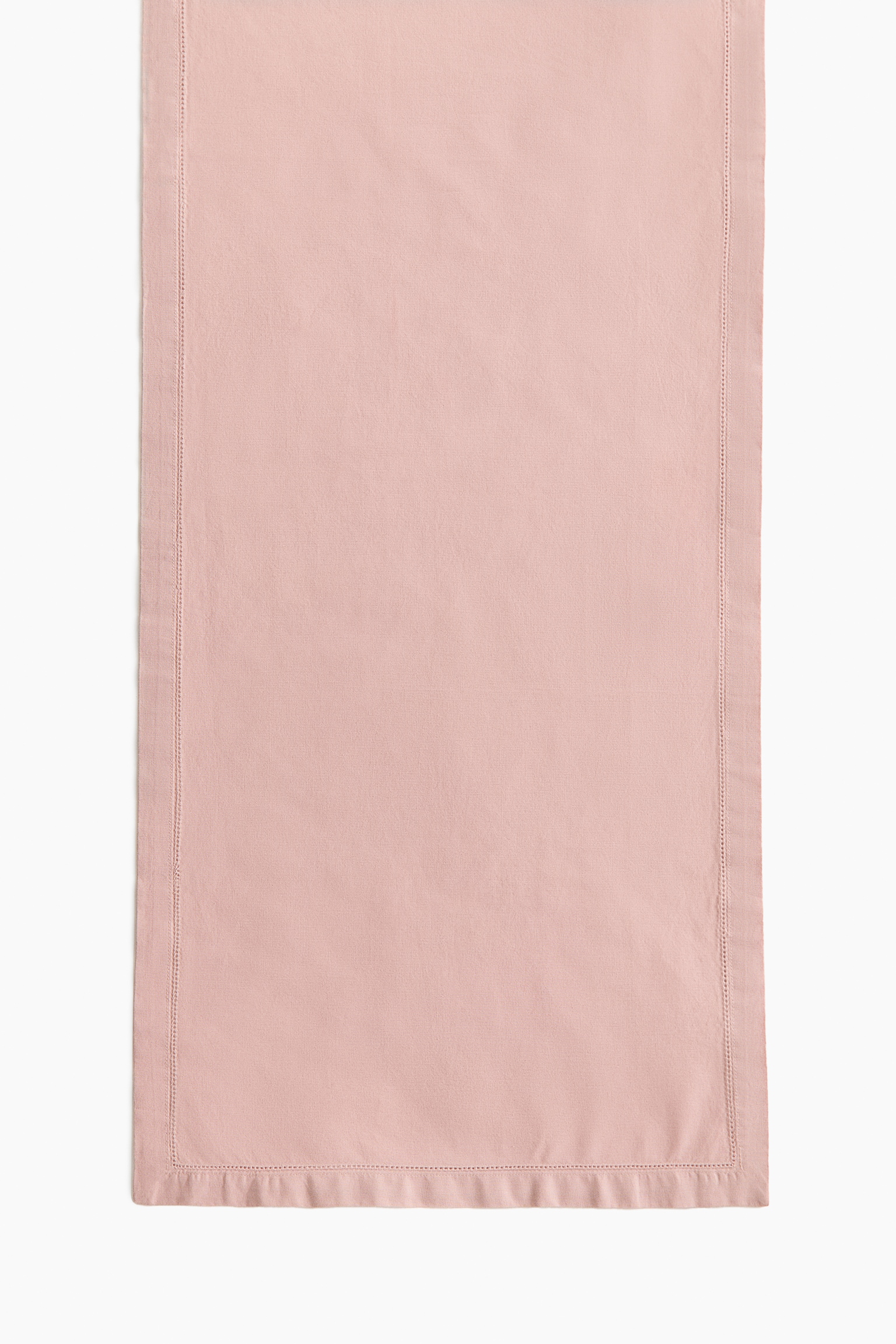 Cotton table runner - Light pink/Light beige/Dusty blue/White/Light khaki green - 1