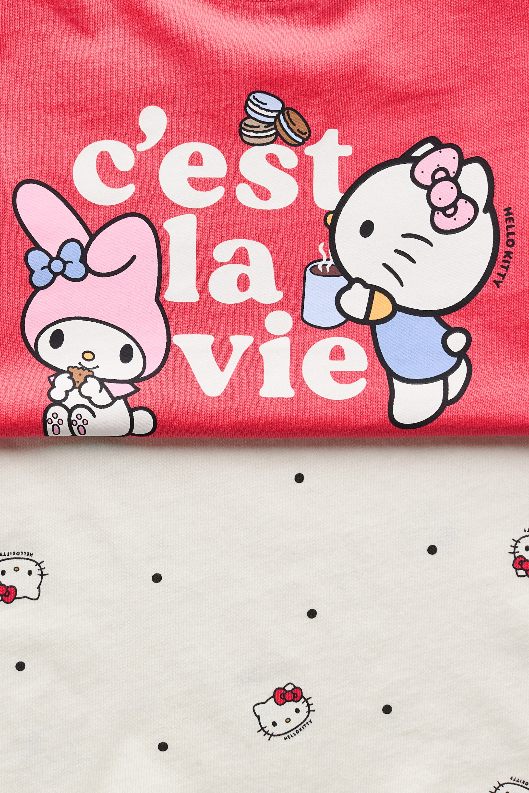 Lot de 2 T-shirts imprimés