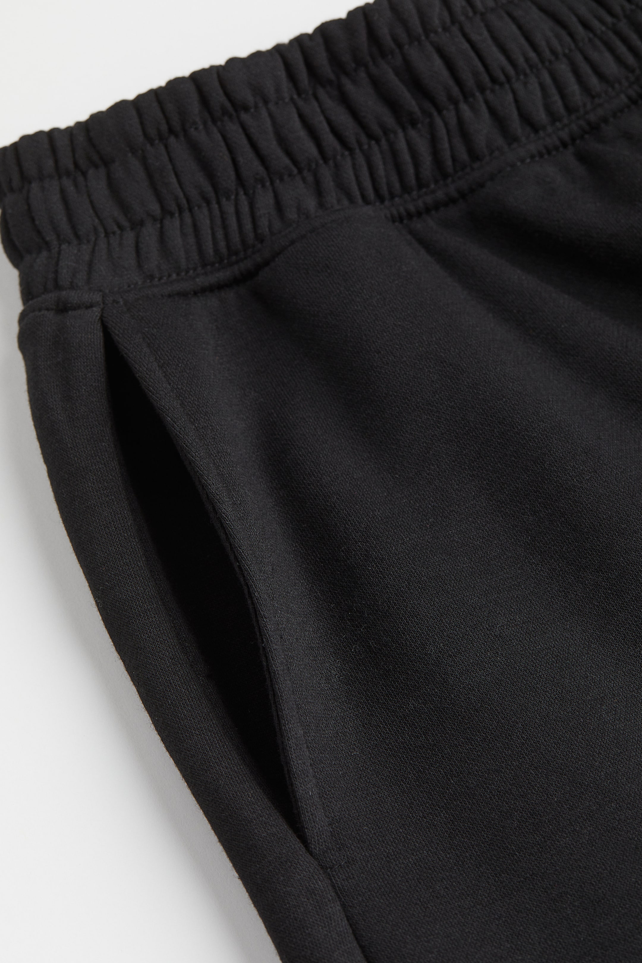 Wide joggers - High waist - Long - Black - Ladies | H&M GB