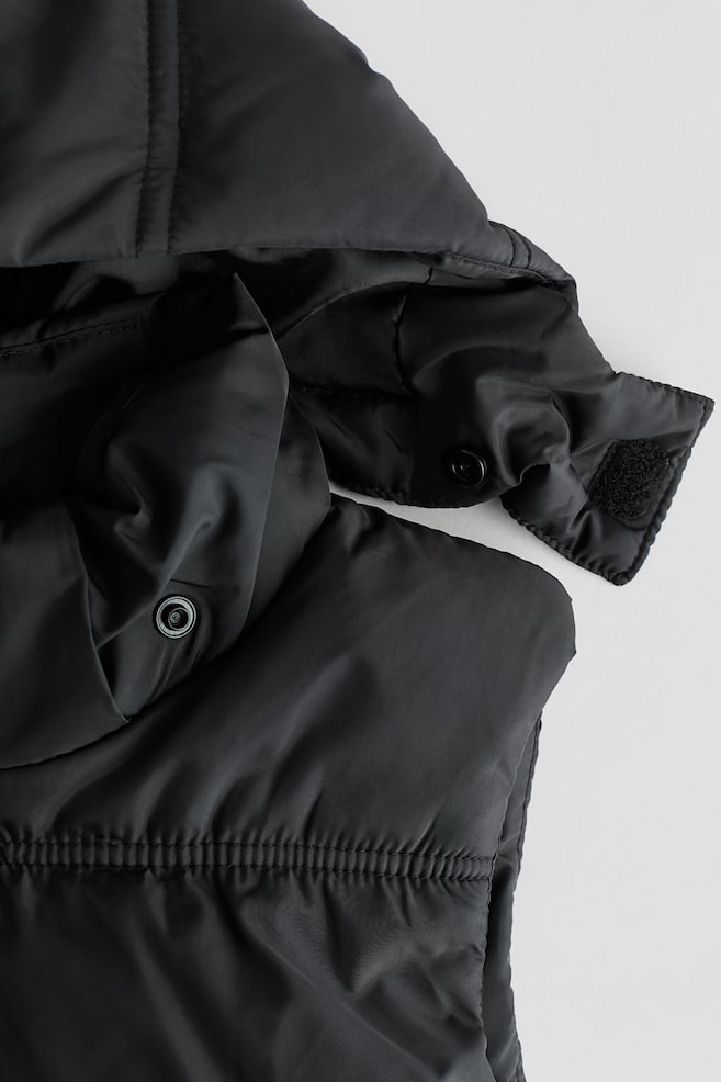 Puffer gilet - Black/Cream - 2