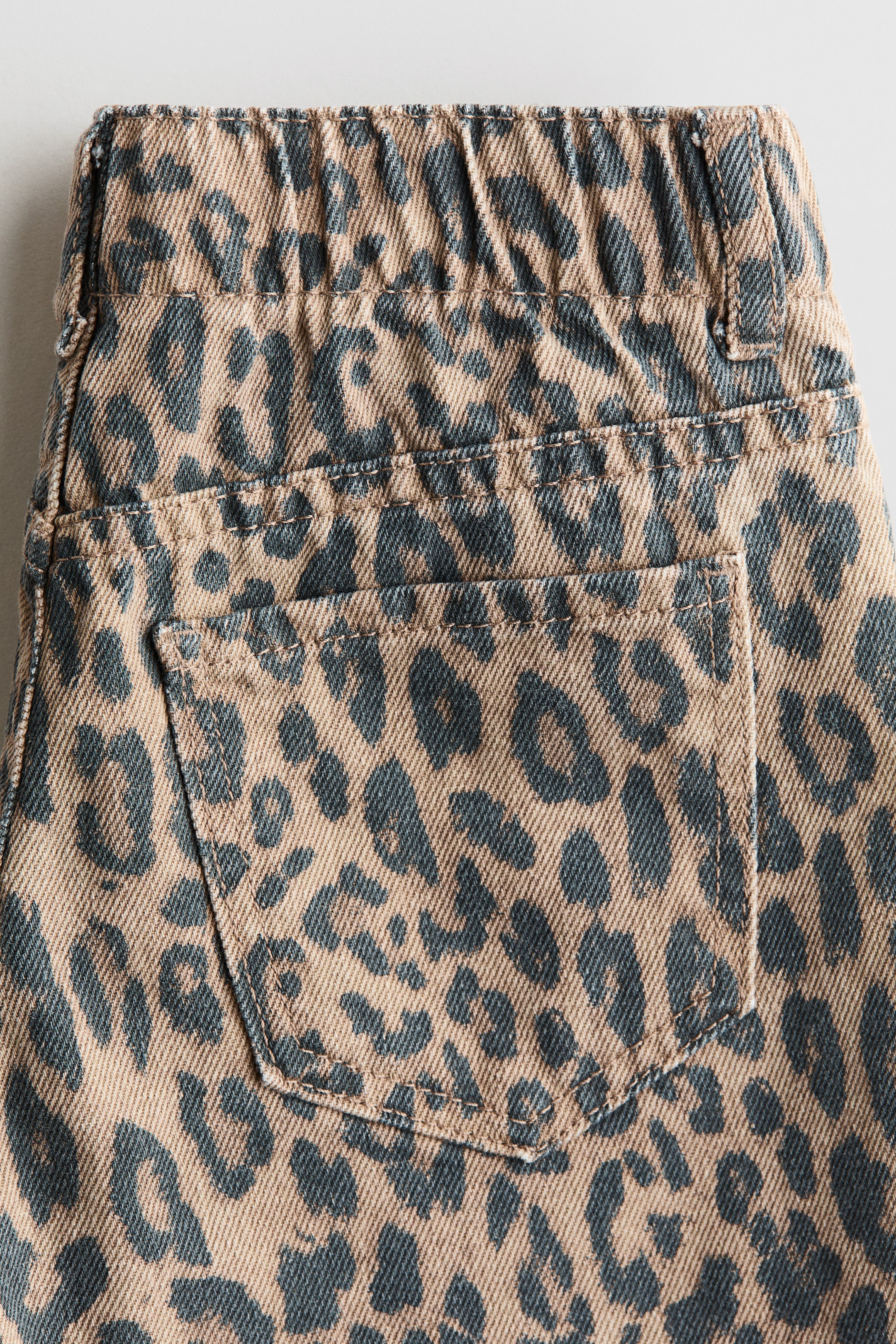 Детские джинсы H&M Barrel-Leg Cotton Pants — фото 3