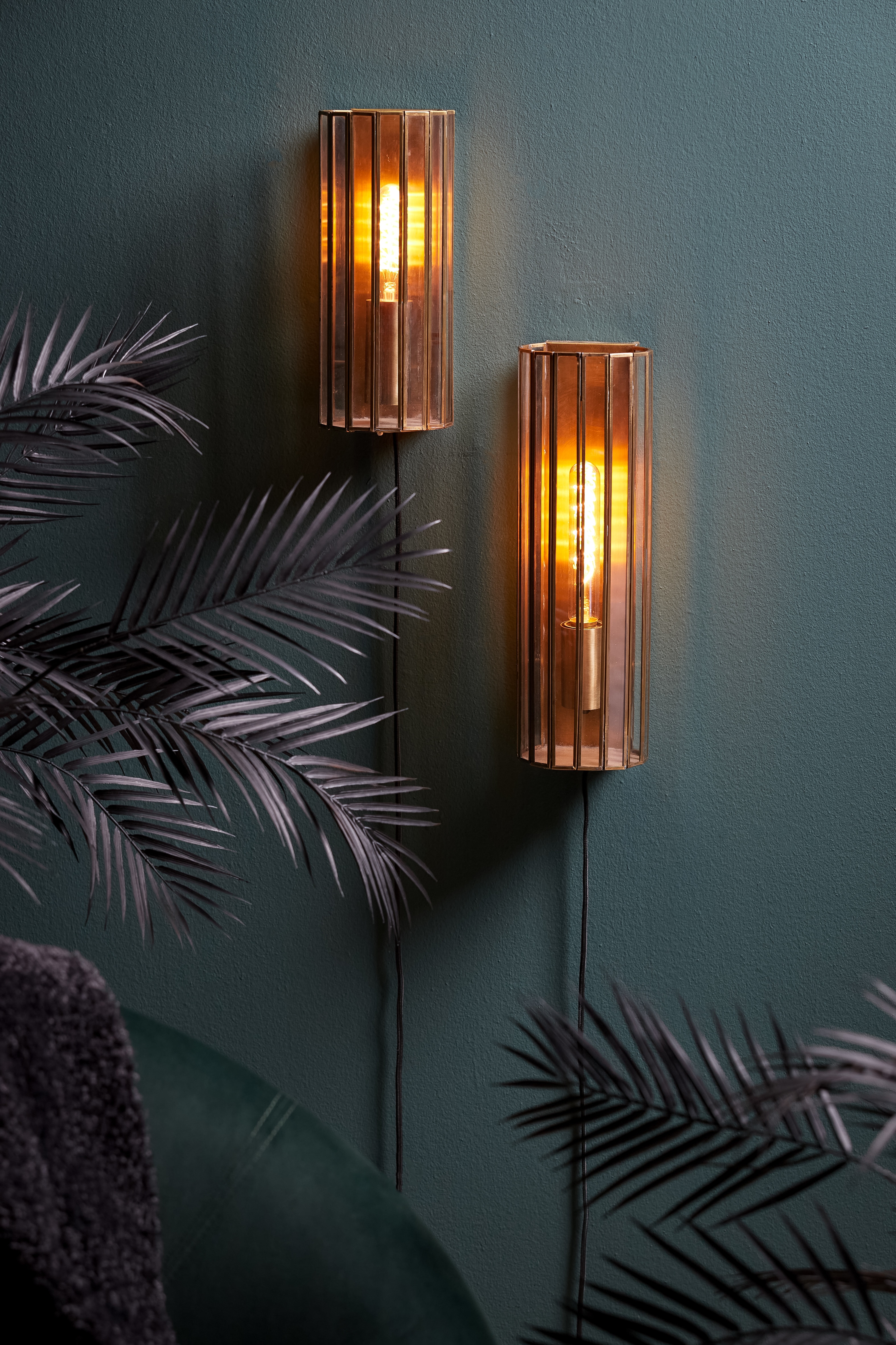 Strøby Wandleuchte - Antike Bronze