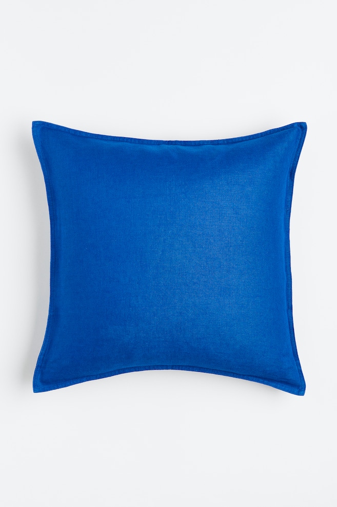 Washed linen cushion cover - Royal blue/Linen beige/Anthracite grey/Greige/dc/dc/dc - 1