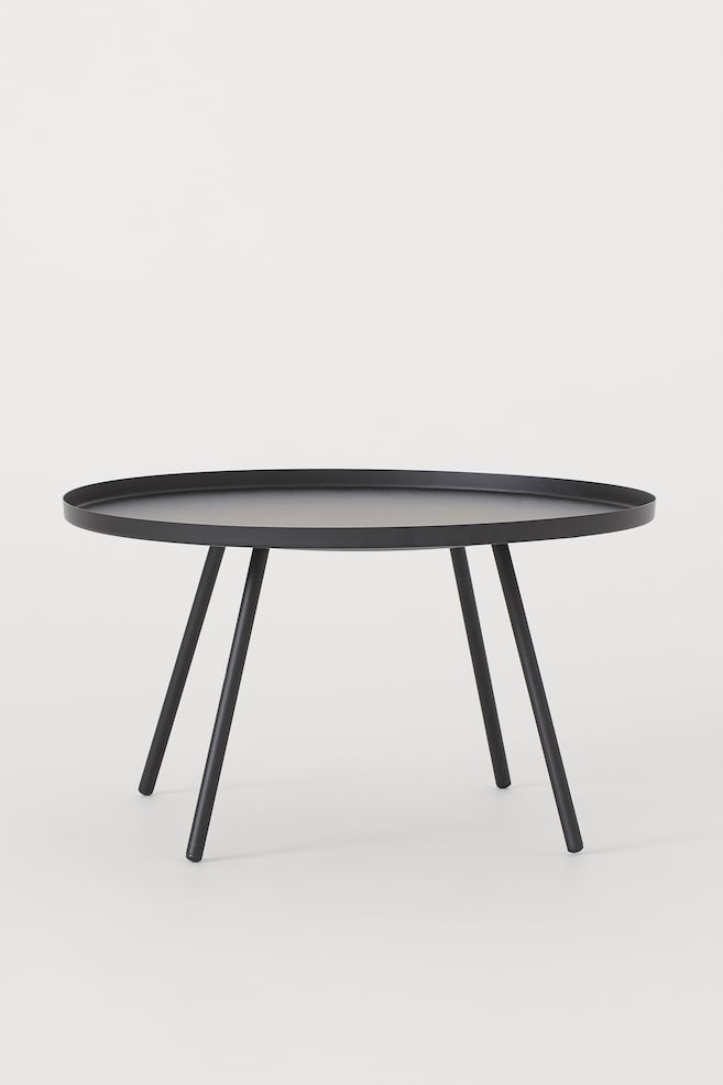 Low side table - Black/Light grey/Mint green - 1